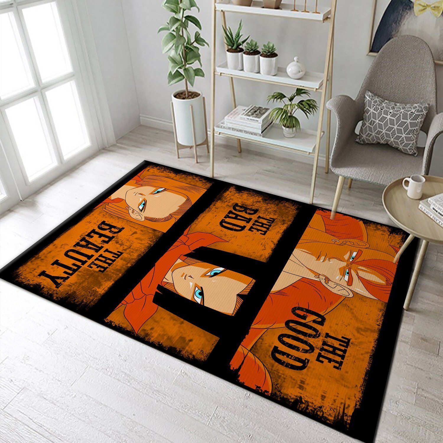 The Good The Bad And The B Area Rug, Living room and bedroom Rug, Home US Decor - Indoor Outdoor Rugs