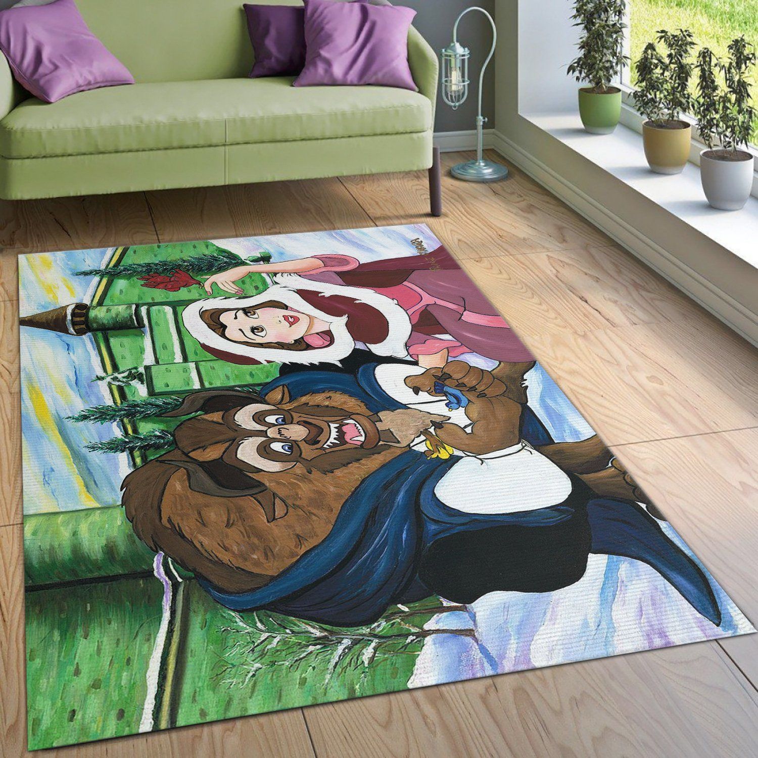 Something Sweet Disney Area Rug Living Room Rug Home Decor Floor Decor - Indoor Outdoor Rugs