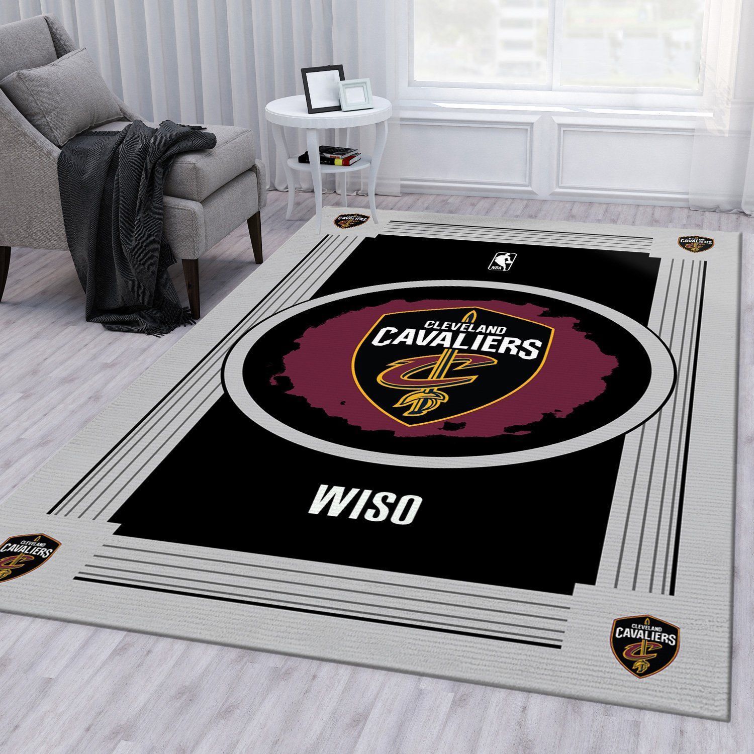 Cleveland Cavaliers Area Rug Bedroom Rug Christmas Gift - Indoor Outdoor Rugs