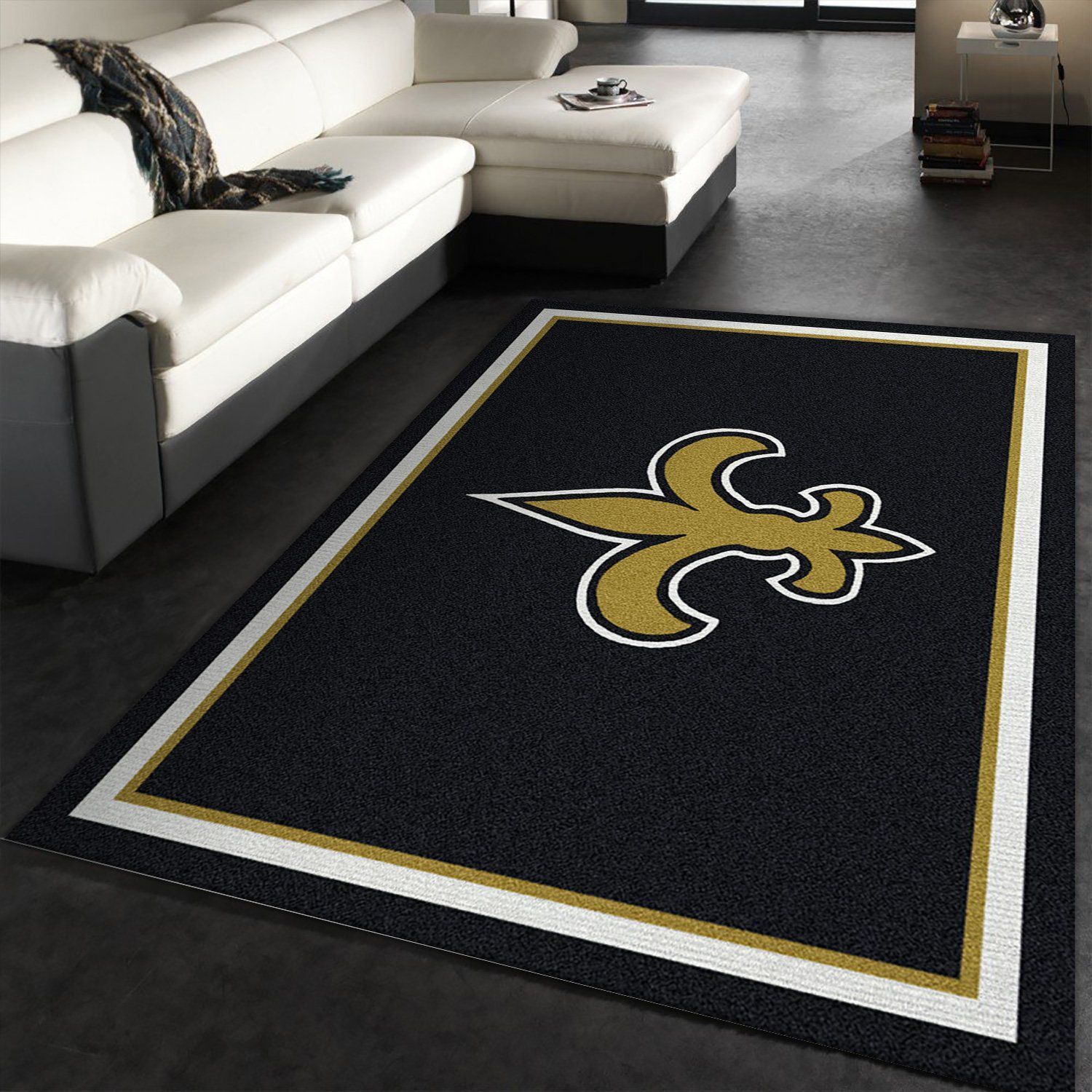 Nfl Spirit New Orleans Saints Area Rug, Bedroom Rug, US Gift Decor - Indoor Outdoor Rugs