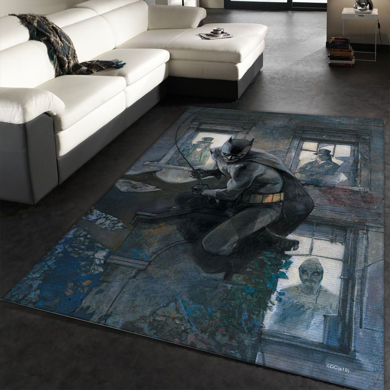 I Am The Night DC Area Rug, Bedroom, Home Decor Floor Decor - Indoor Outdoor Rugs