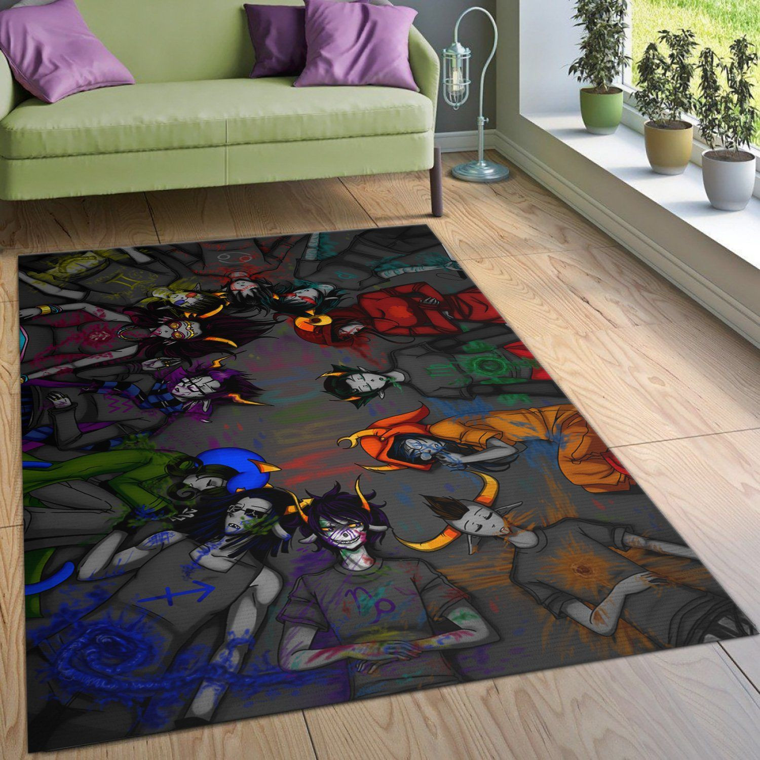 Homestuck Sleep Comic Rug Living Room Rug Christmas Gift US Decor - Indoor Outdoor Rugs