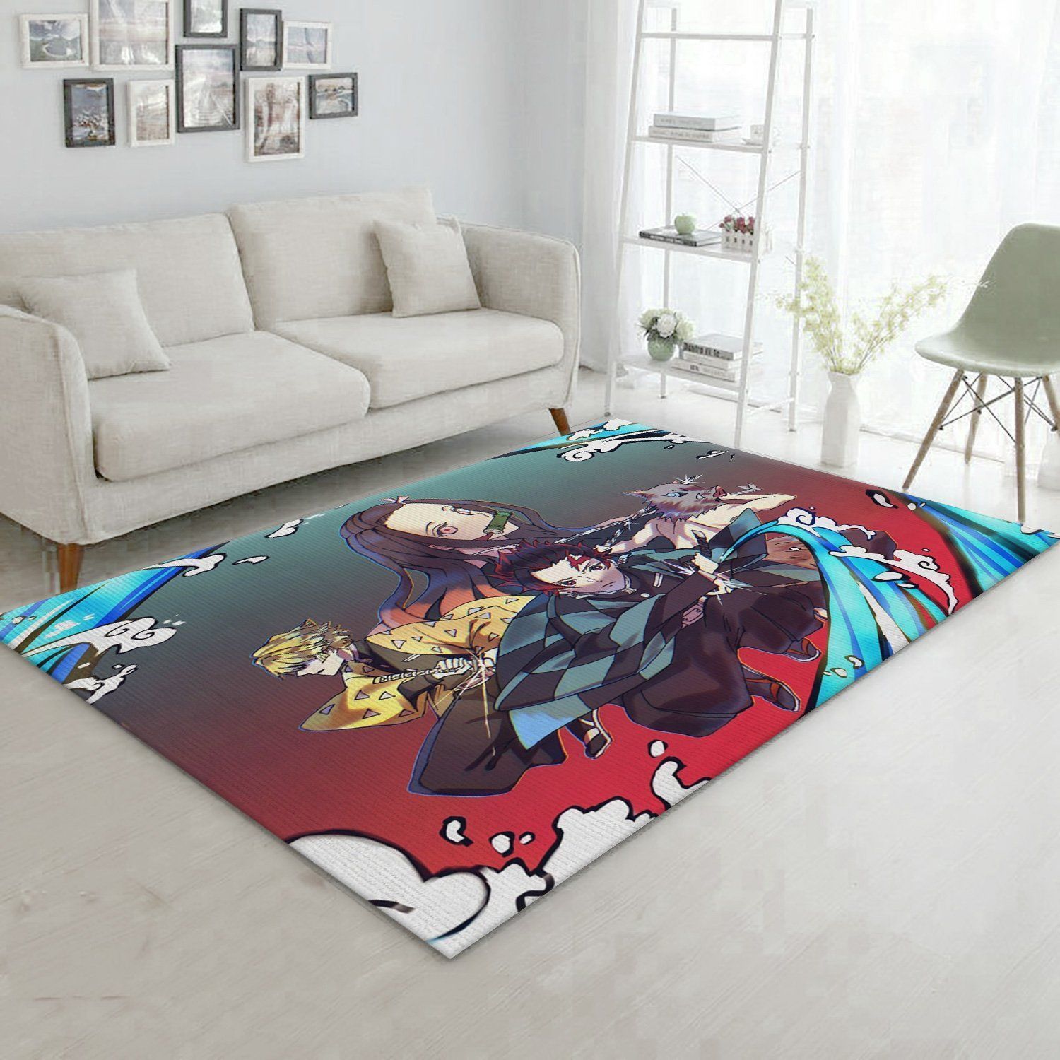 Anime Demon Slayer V6 Area Rug For Christmas Bedroom Rug Christmas Gift US Decor - Indoor Outdoor Rugs