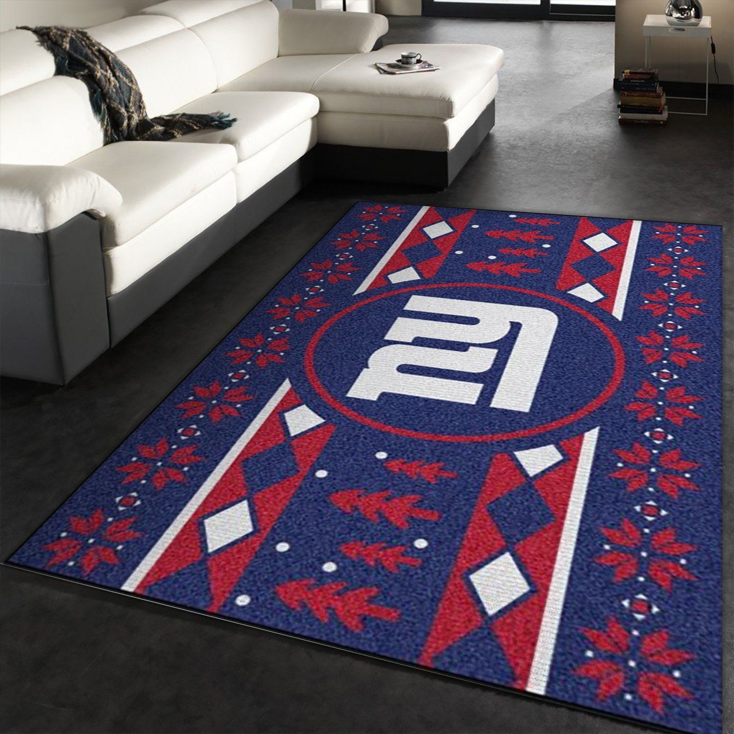 New York Giants Nfl Area Rug Carpet, Living Room Rug, Home US Decor - Indoor Outdoor Rugs