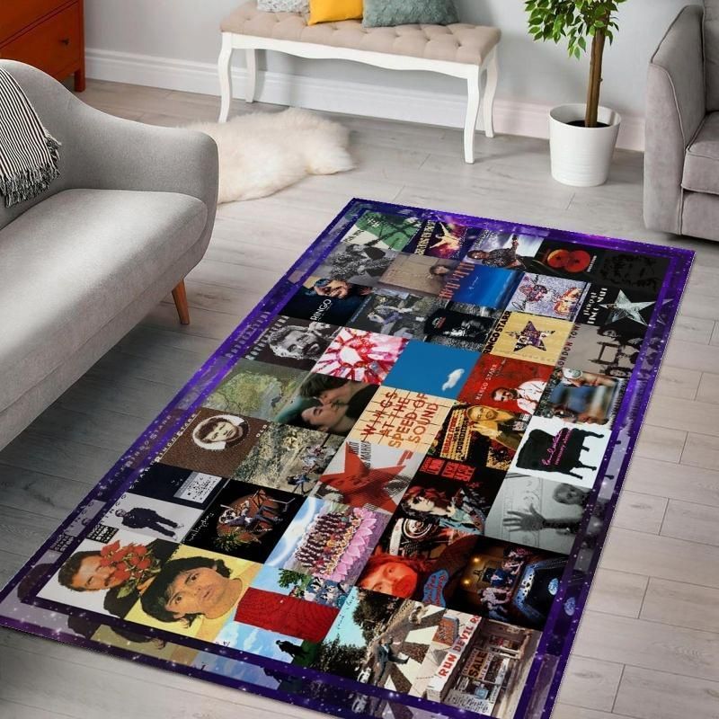 The Beatles Solo Album V1 Living Rooms Area Rug Carpet,  Bedroom,  Christmas Gift US Decor - Indoor Outdoor Rugs