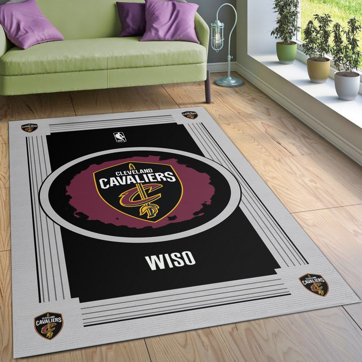 Cleveland Cavaliers Area Rug Bedroom Rug Christmas Gift - Indoor Outdoor Rugs