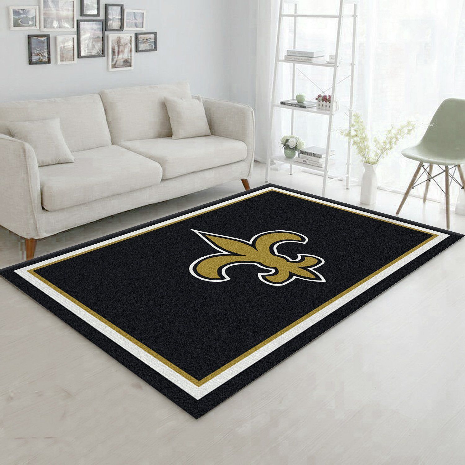 Nfl Spirit New Orleans Saints Area Rug, Bedroom Rug, US Gift Decor - Indoor Outdoor Rugs