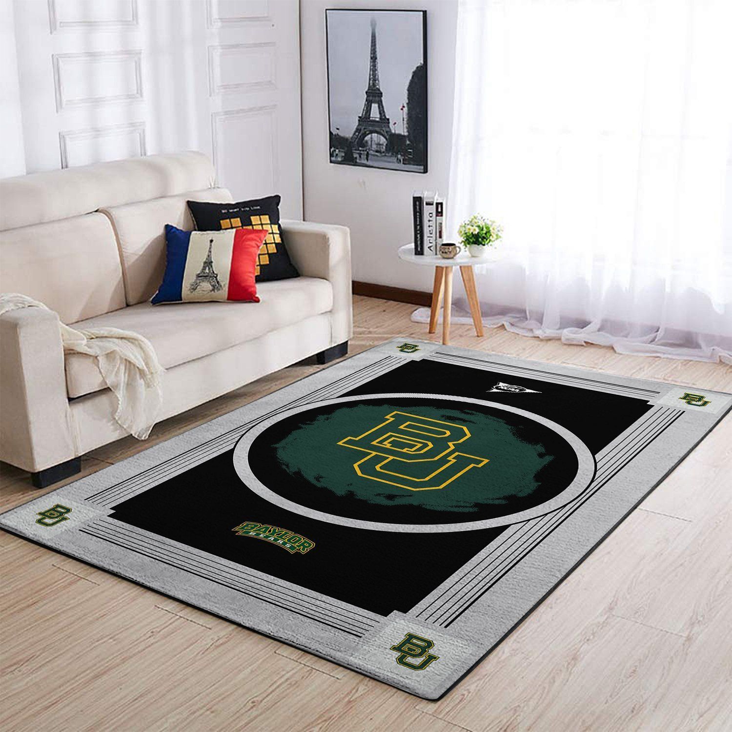 Baylor Bears Ncaa Team Logo Nice Gift Home Decor Rectangle Area Rug - Indoor Outdoor Rugs