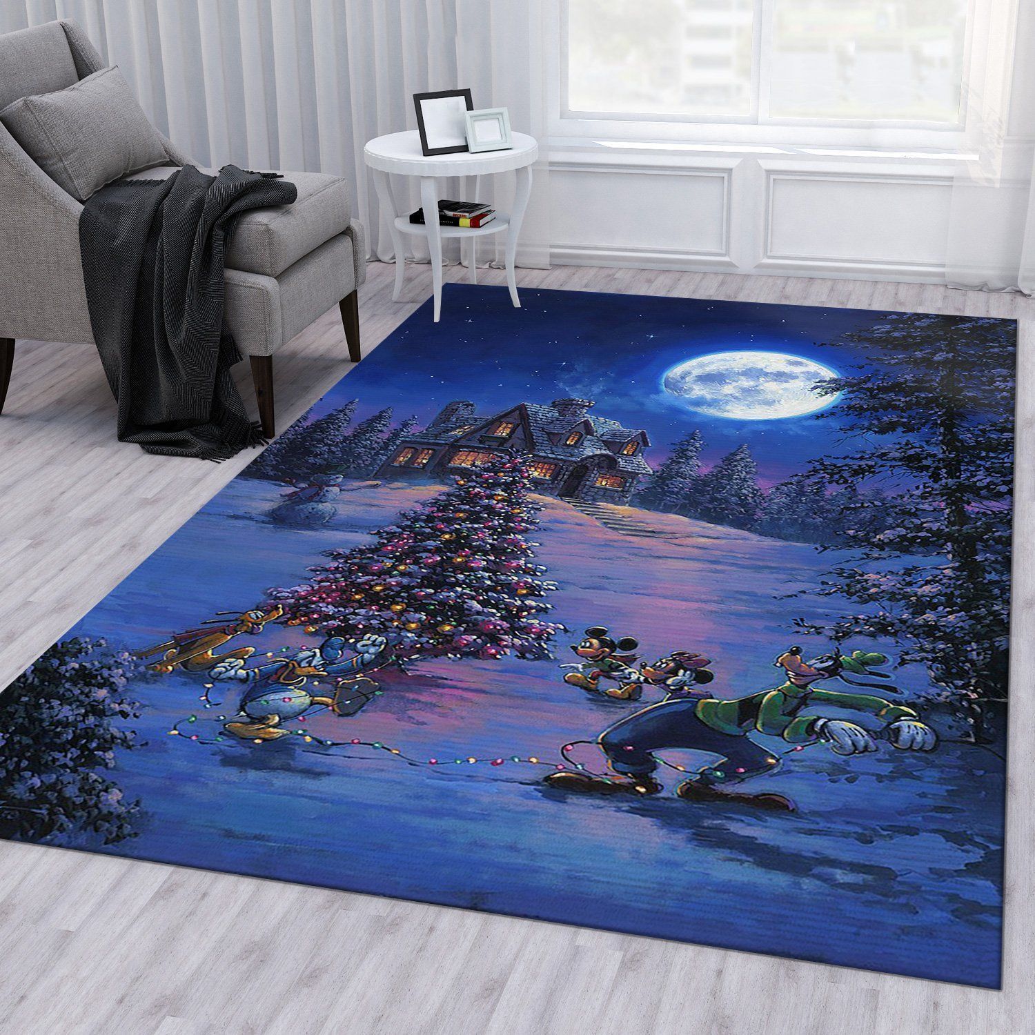 Winterlights Noel Gift Rug Living Room Rug Home Decor - Indoor Outdoor Rugs