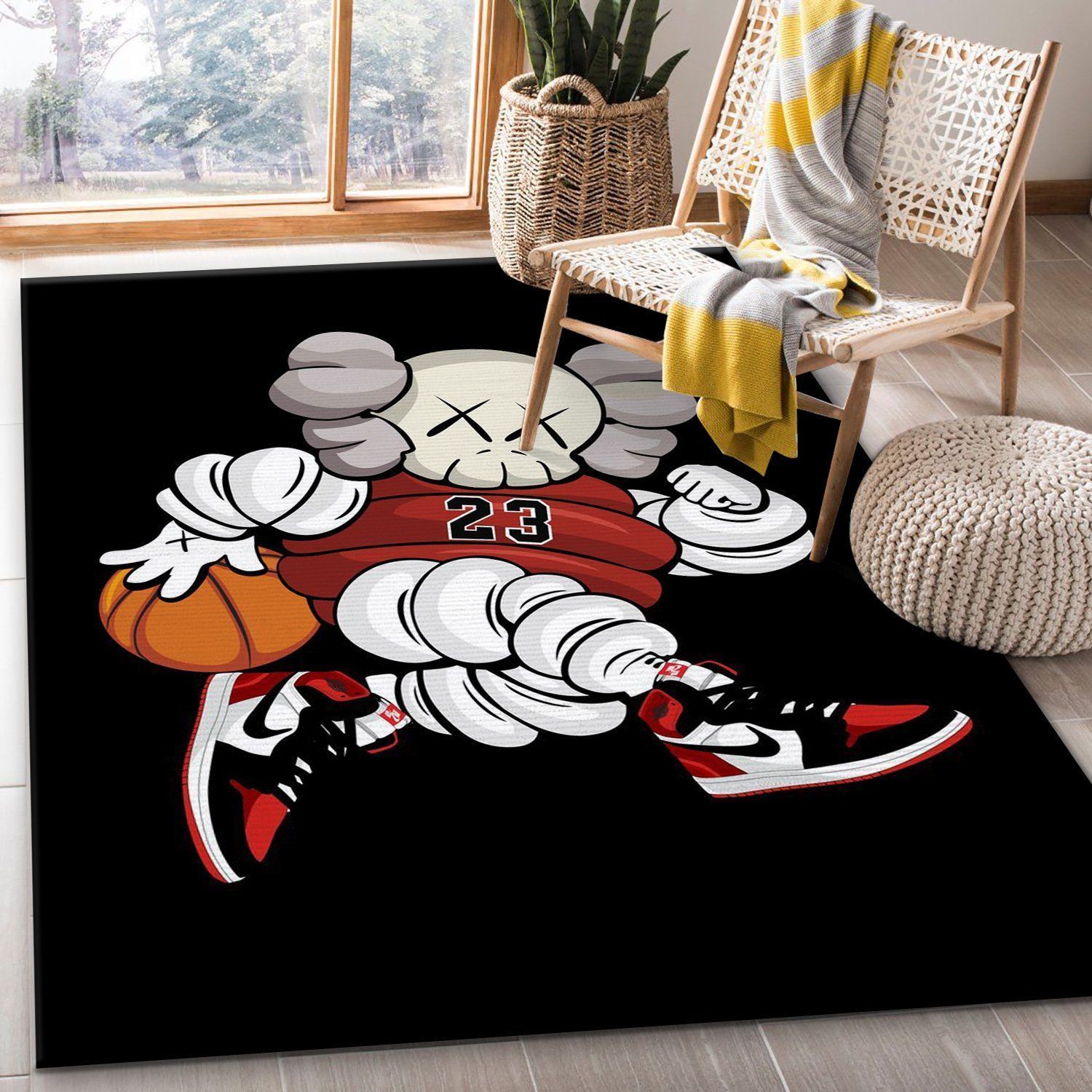 Just Skate It Sneakers Area Rug For Christmas Bedroom Rug Family Gift US Decor - Indoor Outdoor Rugs