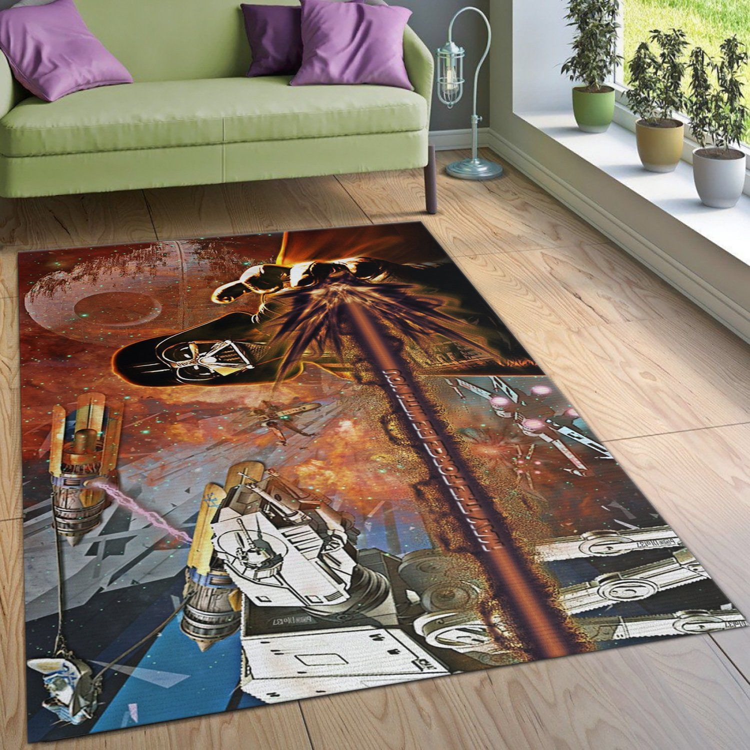 Star War Ver8 Noel Gift Rug Bedroom Rug Home Decor Floor Decor - Indoor Outdoor Rugs