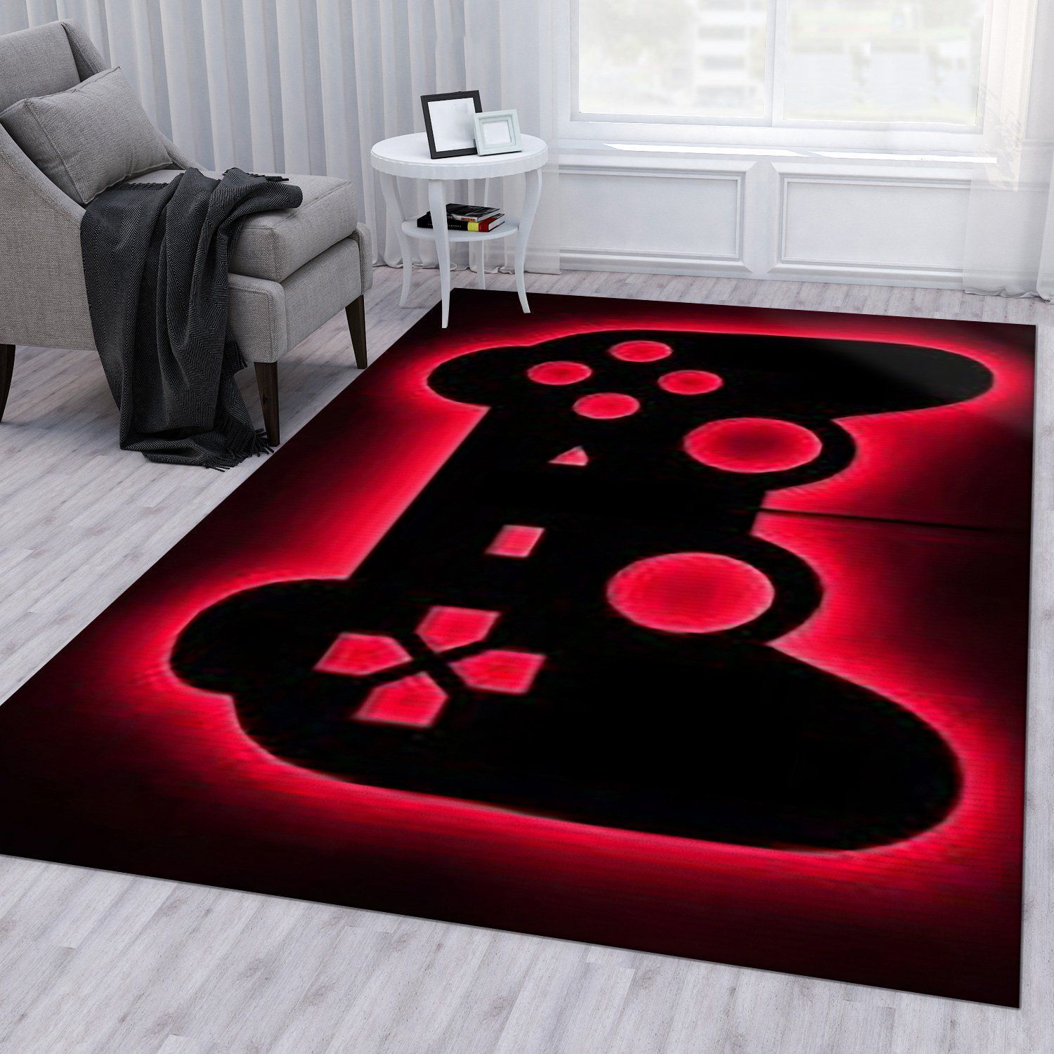 Playstation Led V5 Rug Living Room Rug Home US Decor - Indoor Outdoor Rugs