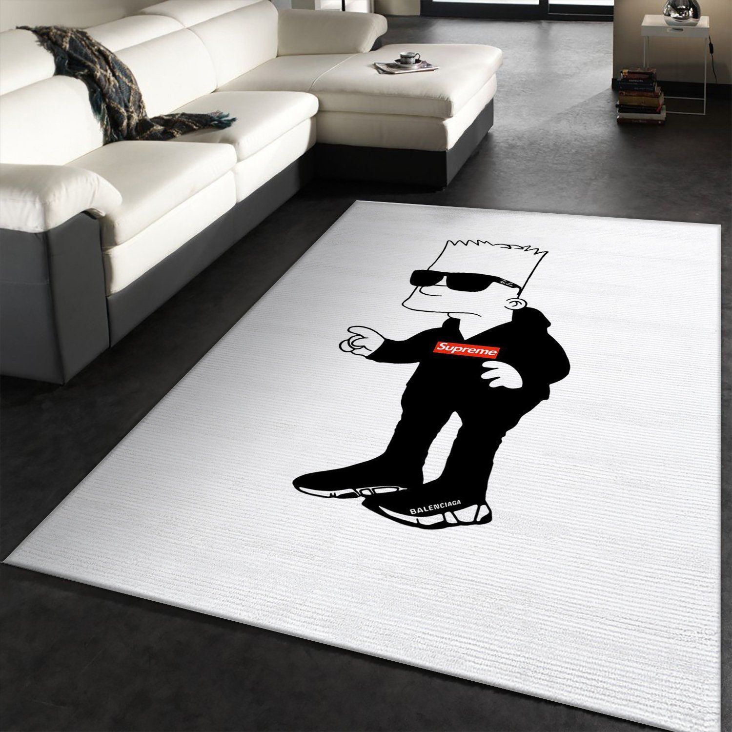 Bart Simpson Rectangle Rug Fashion Brand Rug Christmas Gift US Decor - Indoor Outdoor Rugs