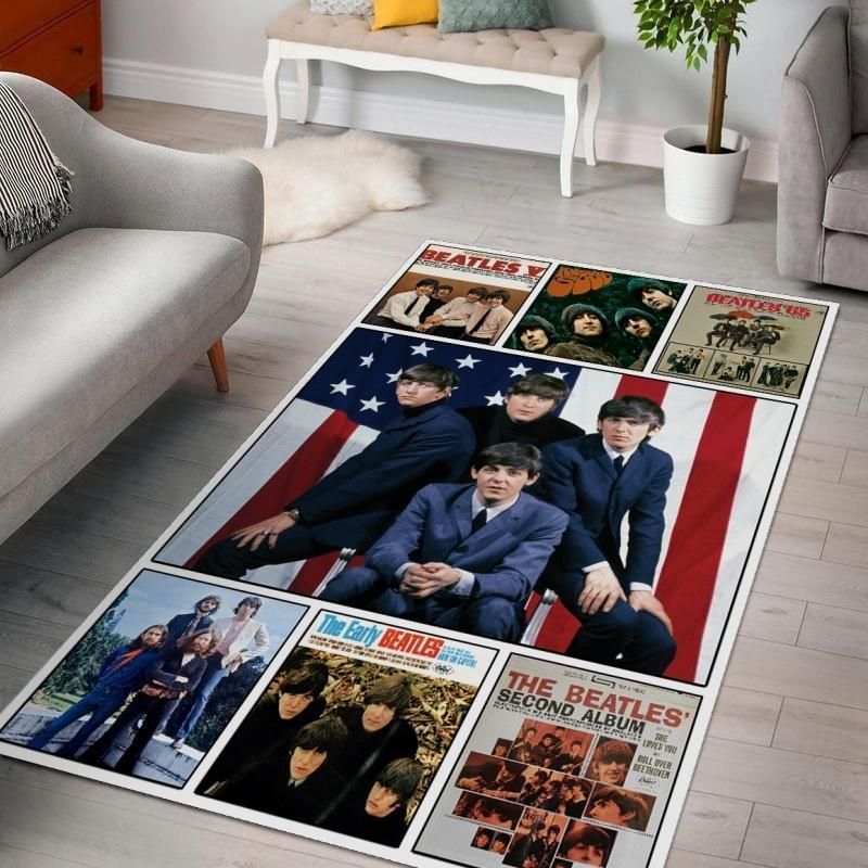 The Beatles Album Living Rooms Area Rug For Christmas,  Bedroom,  Christmas Gift US Decor - Indoor Outdoor Rugs