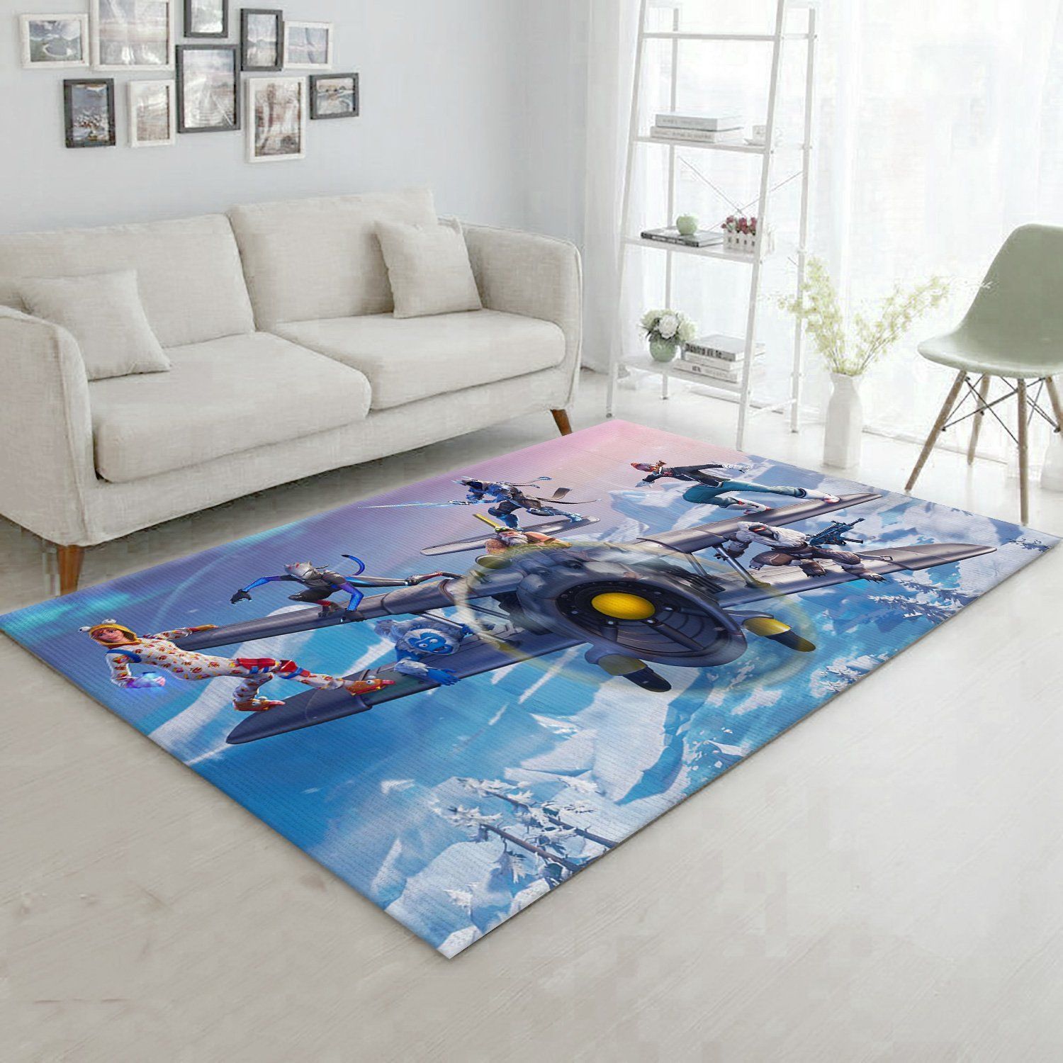 Fortnite Gaming Area Rug Living Room Home Decor Floor Decor - Indoor Outdoor Rugs