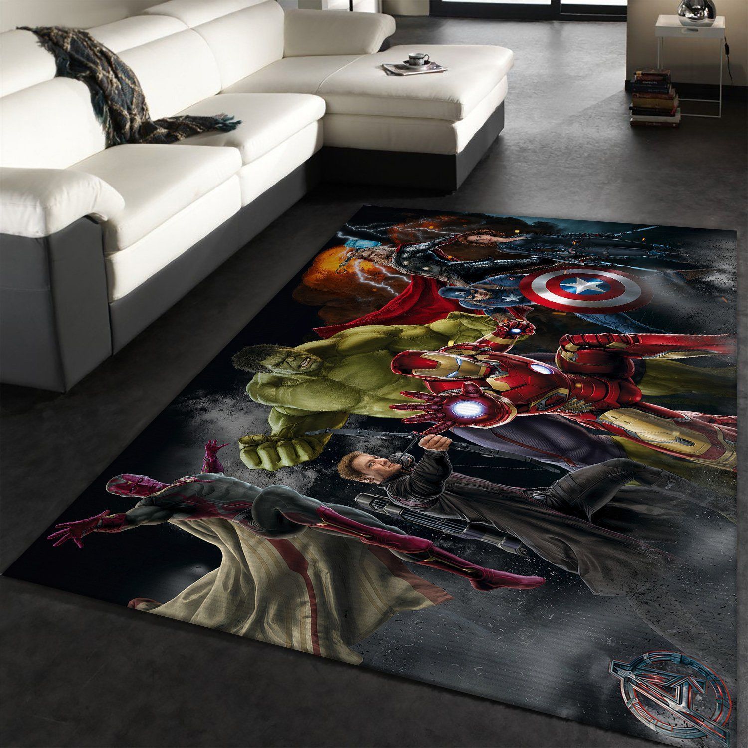 Avenger End Game Area Rugs Marvel SuperHero Movies Living Room Carpet FN081112 Christmas Gift Floor Decor The US Decor - Indoor Outdoor Rugs