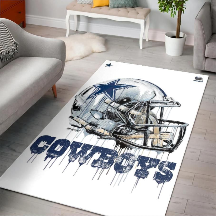 Nfl Football Dallas Cowboys Home Decor Area Rug Rugs For Living Room Rug Home Decor - Indoor Outdoor Rugs