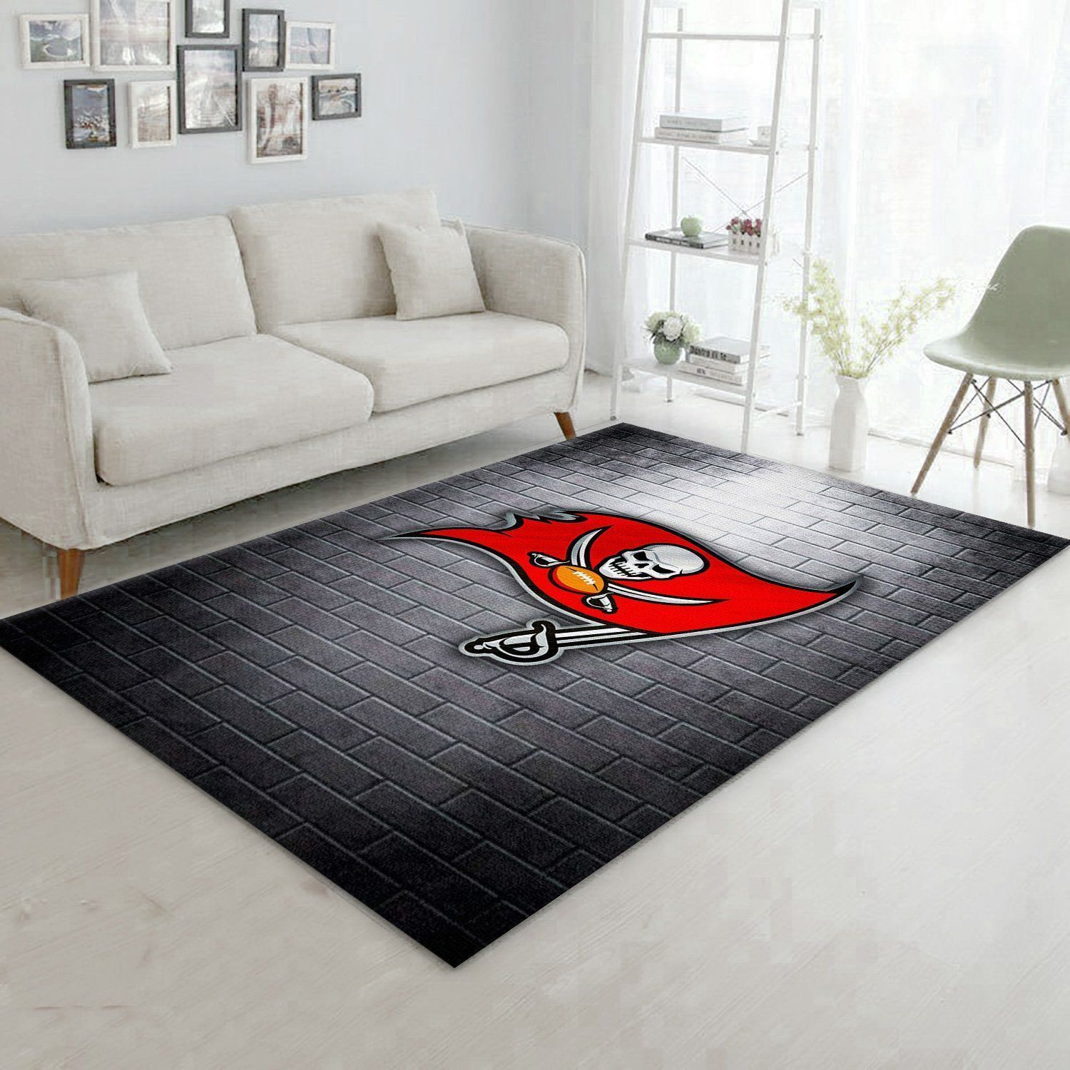 Tampa Bay Buccaneers Nfl Rug Bedroom Rug Family Gift US Decor - Indoor Outdoor Rugs