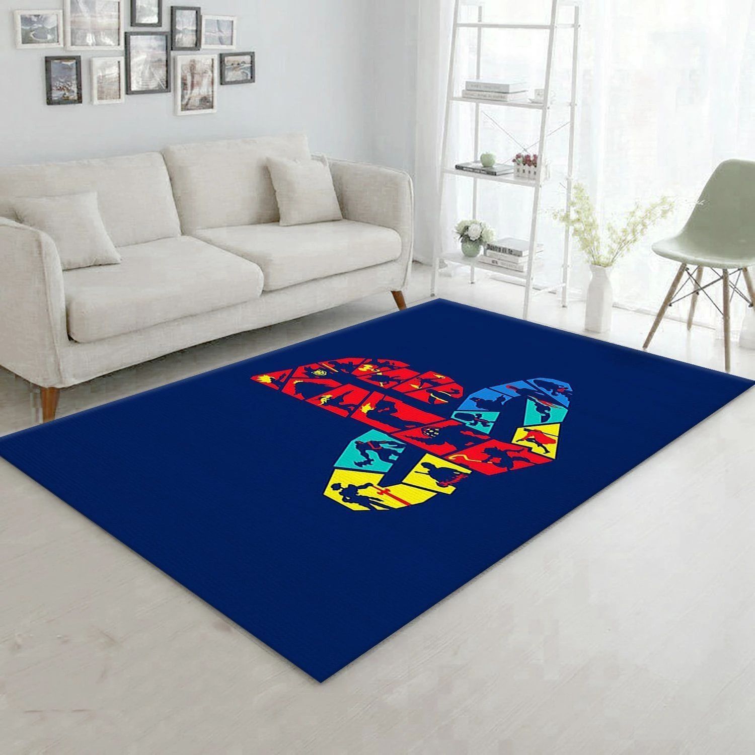 Playstation Logo Area Rug For Gift Living Room Rug US Gift Decor - Indoor Outdoor Rugs