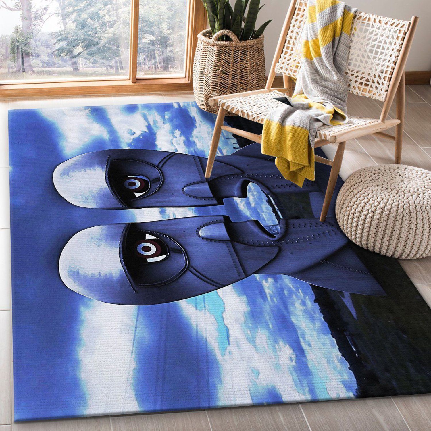 Pink Floyd Painting Area Rug For Gift Bedroom Rug US Gift Decor - Indoor Outdoor Rugs