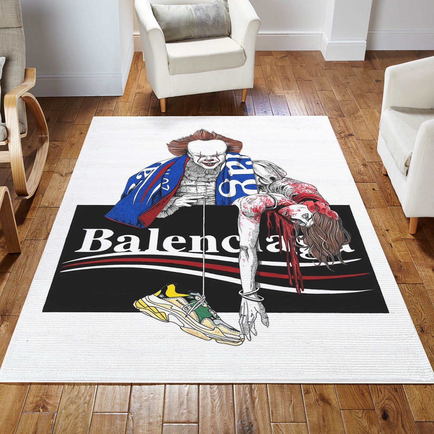 Balenciaga Ft It Rugs Living Room Rug US Gift Decor - Indoor Outdoor Rugs