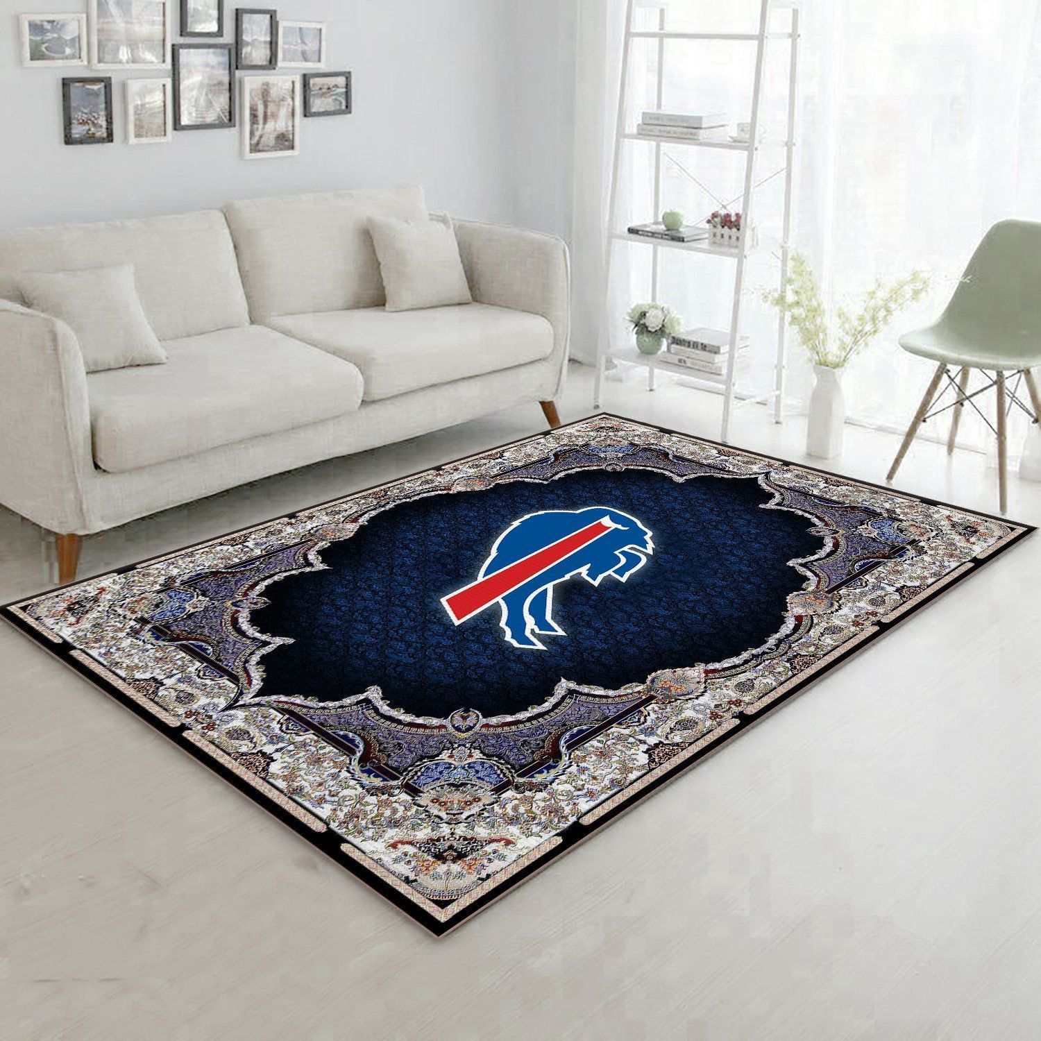 Buffalo Bills Nfl Rug Room Carpet Sport Custom Area Floor Home Decor V2 - Indoor Outdoor Rugs