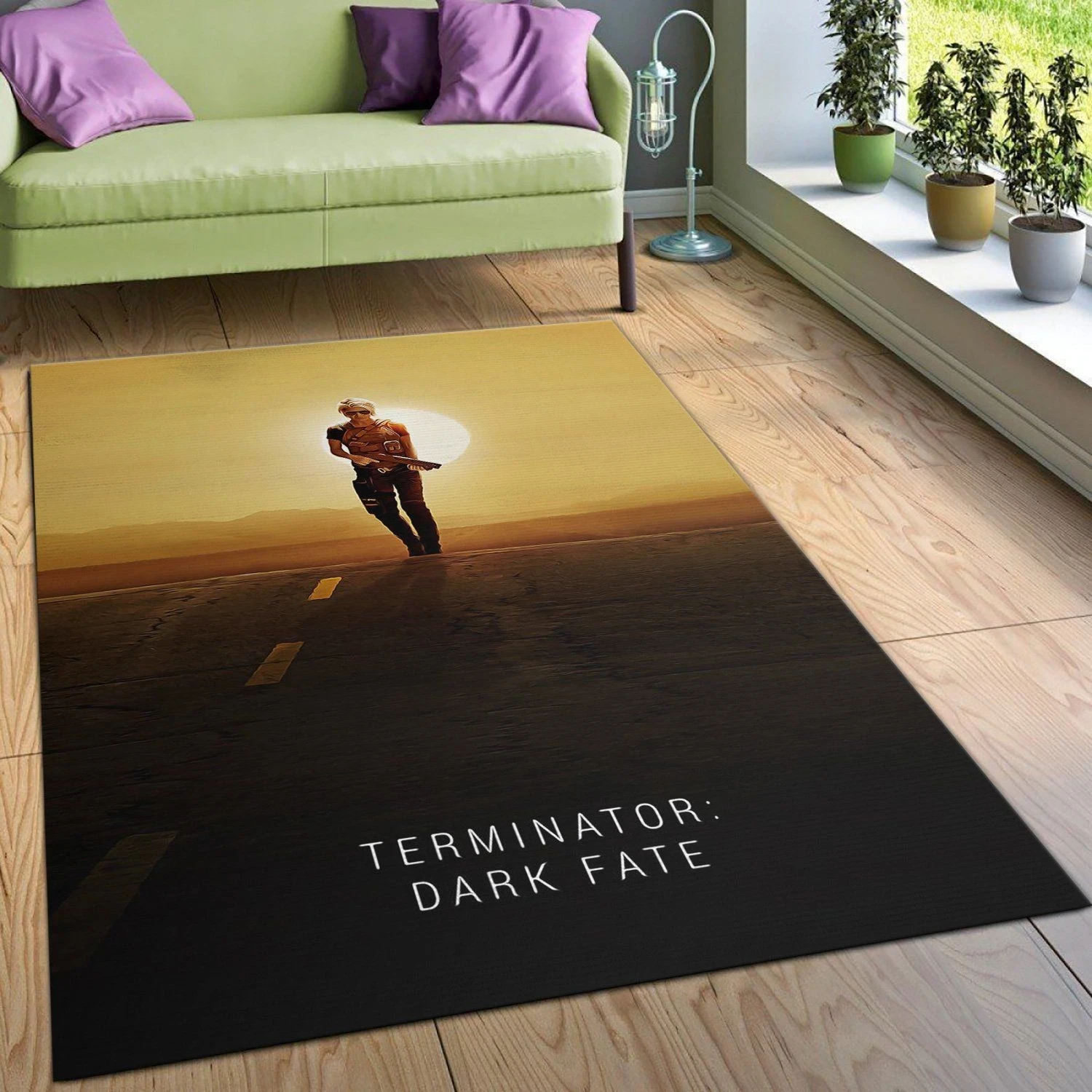 Terminator Dark Fate Area Rug Movie Rug Christmas Gift US Decor - Indoor Outdoor Rugs