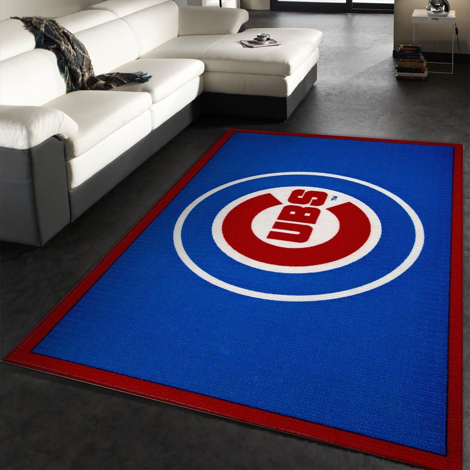 Chicago Cubs Non Slip Soft Area Rug Blue MLB Team Logos, Bedroom, Home Decor Floor Decor - Indoor Outdoor Rugs