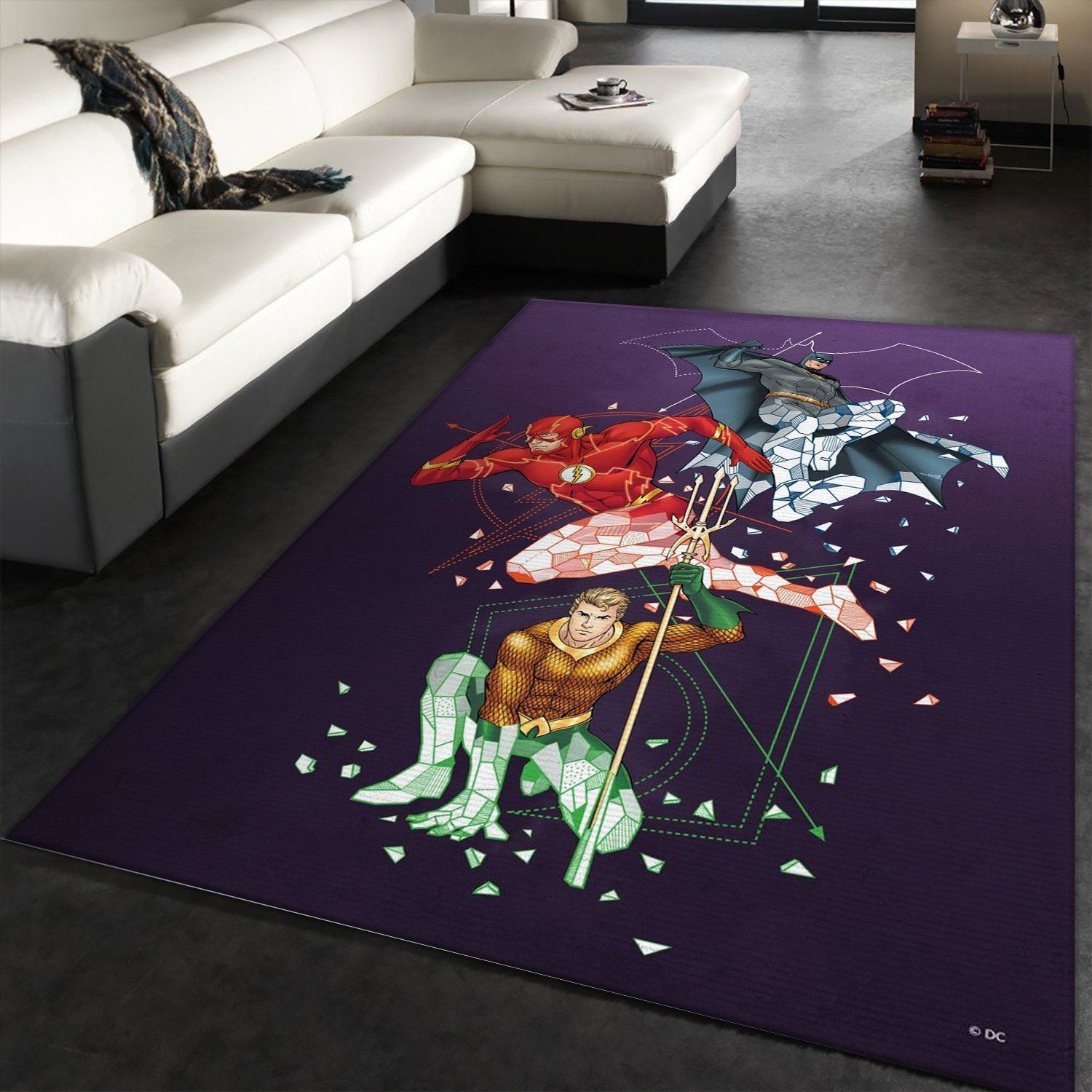 Superheroes Area Rug For Christmas, Bedroom, Home Decor Floor Decor - Indoor Outdoor Rugs