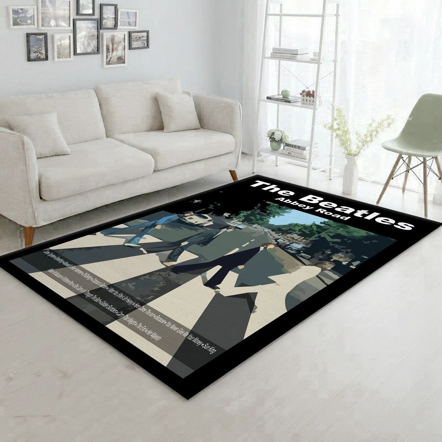 The Beatles Abbey The Road Rug Living Room Rug Christmas Gift US Decor - Indoor Outdoor Rugs