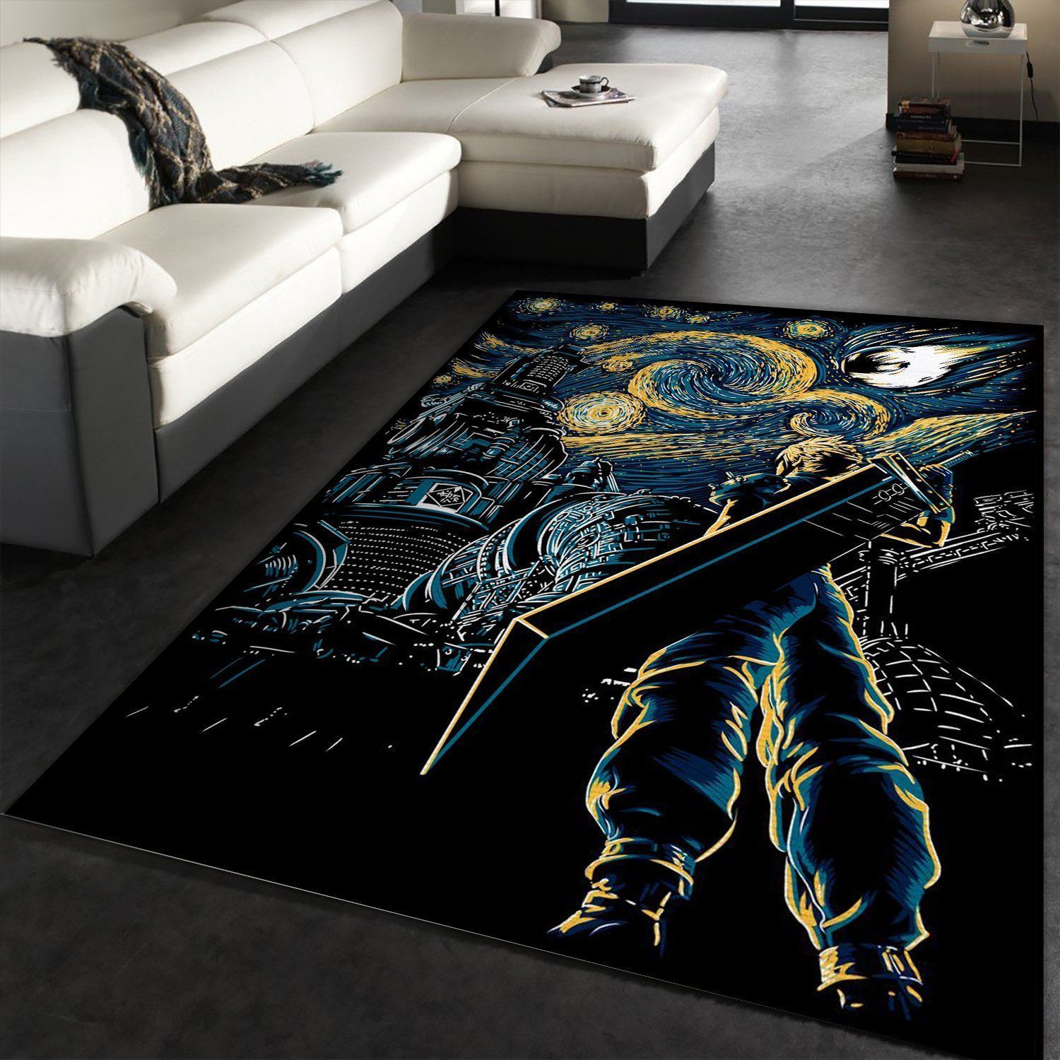 Starry Remake Starry Art Area Rug, Living Room Rug, Home Decor Floor Decor - Indoor Outdoor Rugs