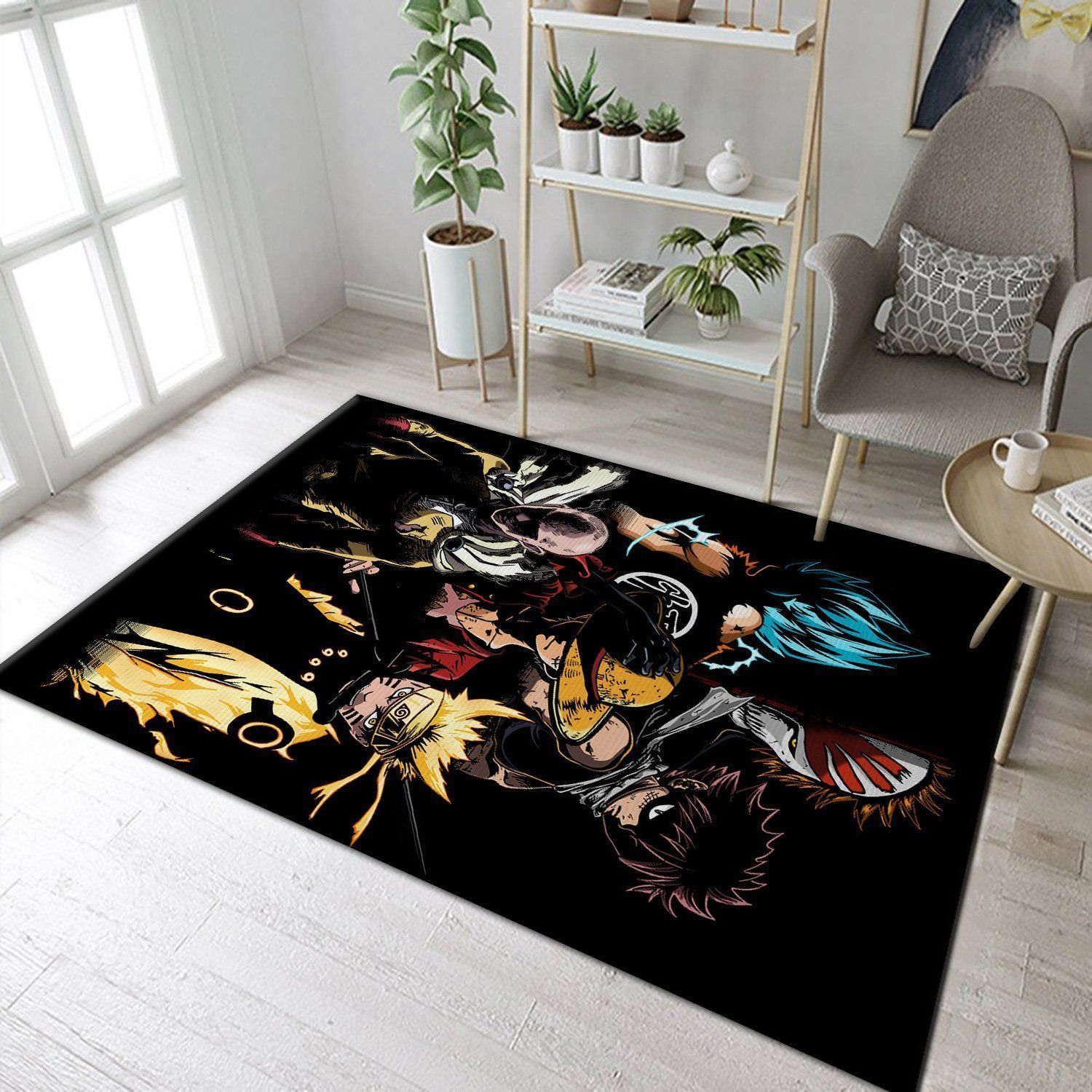 Anime Heroes Carpet Area Rug Home Decor Bedroom Living Room Decor - Indoor Outdoor Rugs