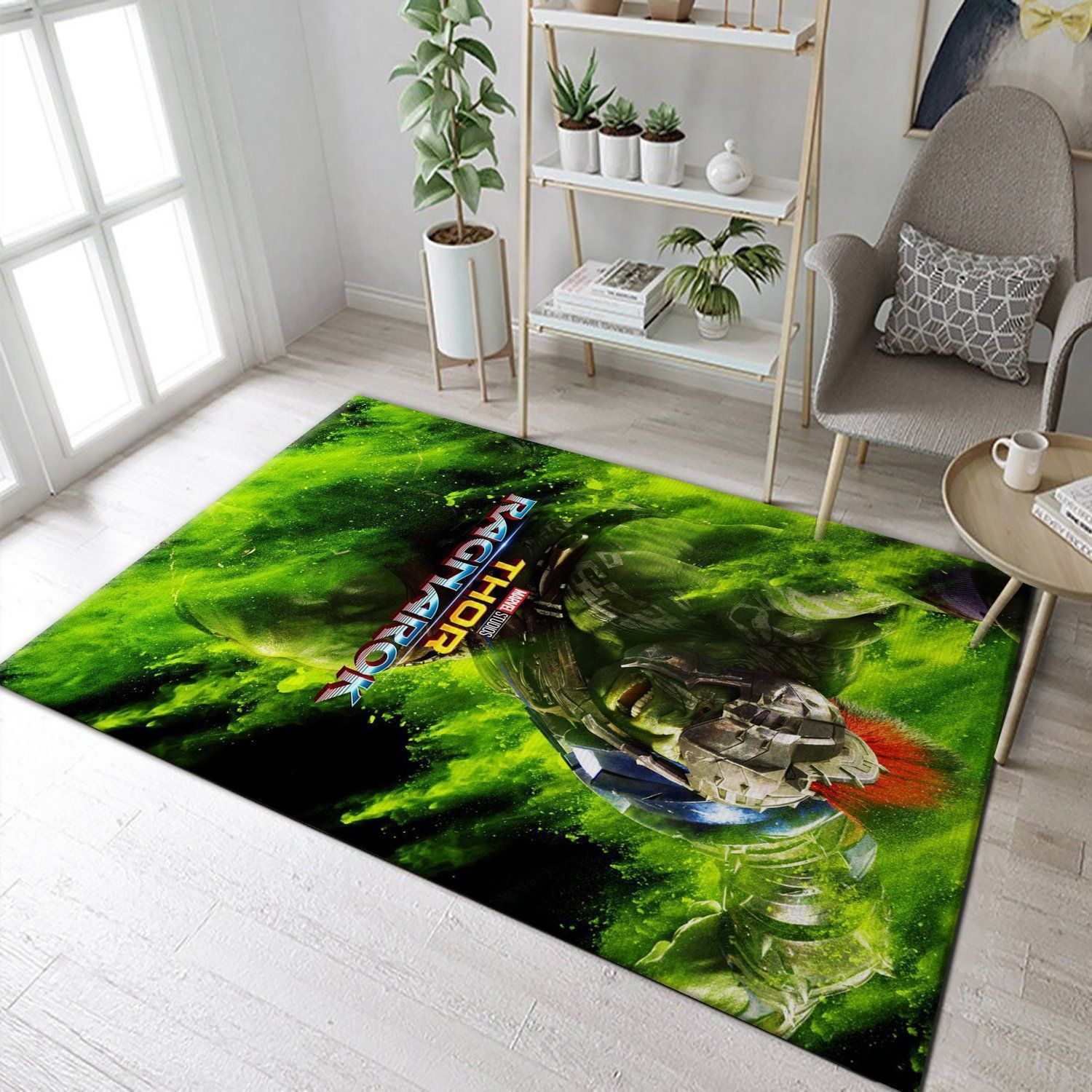 Thor Ragnarok Hulk Area Rug Carpet, Living Room Rug, US Gift Decor - Indoor Outdoor Rugs