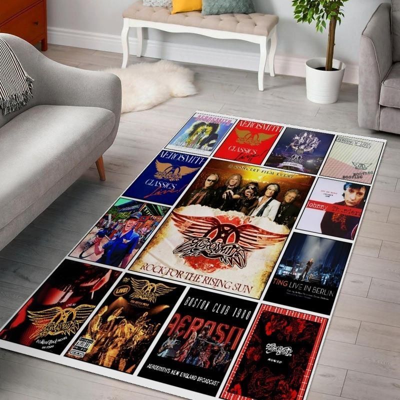 Aerosmith Ver 5 Living Room Area Rug Carpet,  Living room and bedroom Rug,  Christmas Gift US Decor - Indoor Outdoor Rugs