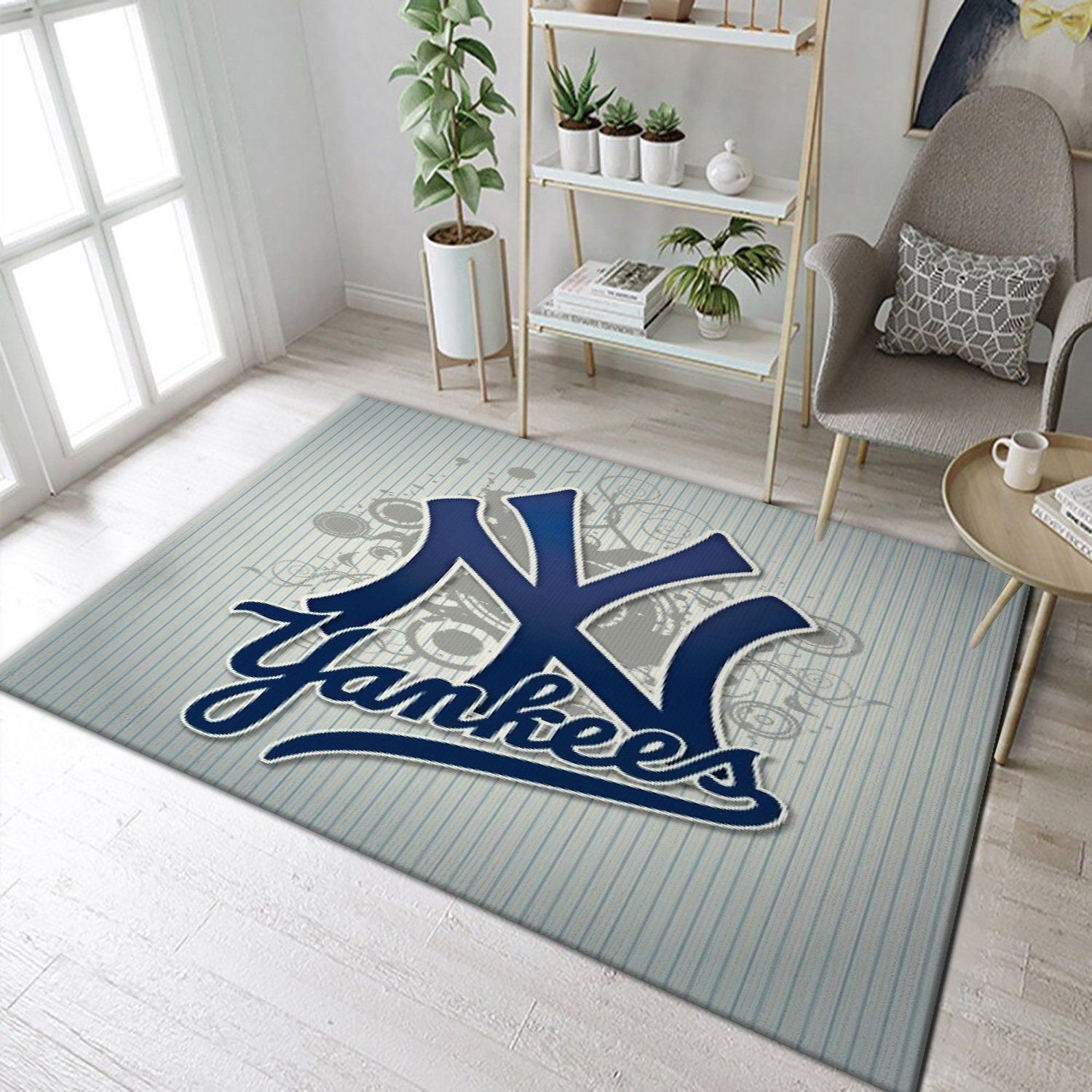 New York Yankees MLB Baseball Area Rug MLB241010 Baseball Floor Decor The US Decor - Indoor Outdoor Rugs