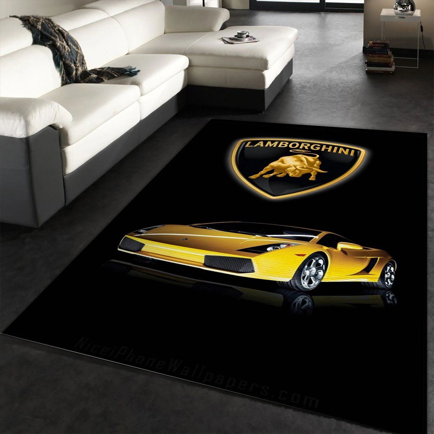 Lamborghini Area Rugs Bedroom Rug Christmas Gift US Decor - Indoor Outdoor Rugs