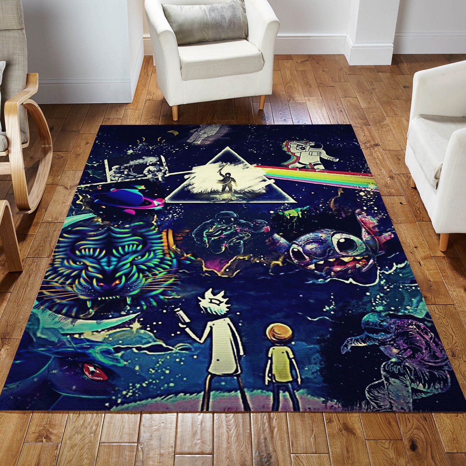 Rick And Morty Noel Gift Rug Living Room Rug Home Decor Floor Decor - Indoor Outdoor Rugs