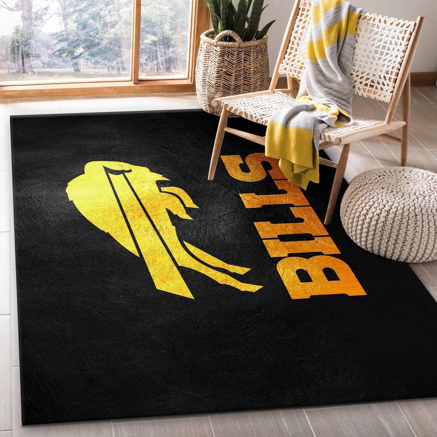 Buffalo Bills NFL Area Rug Carpet, Living Room Rug, Home US Decor - Indoor Outdoor Rugs