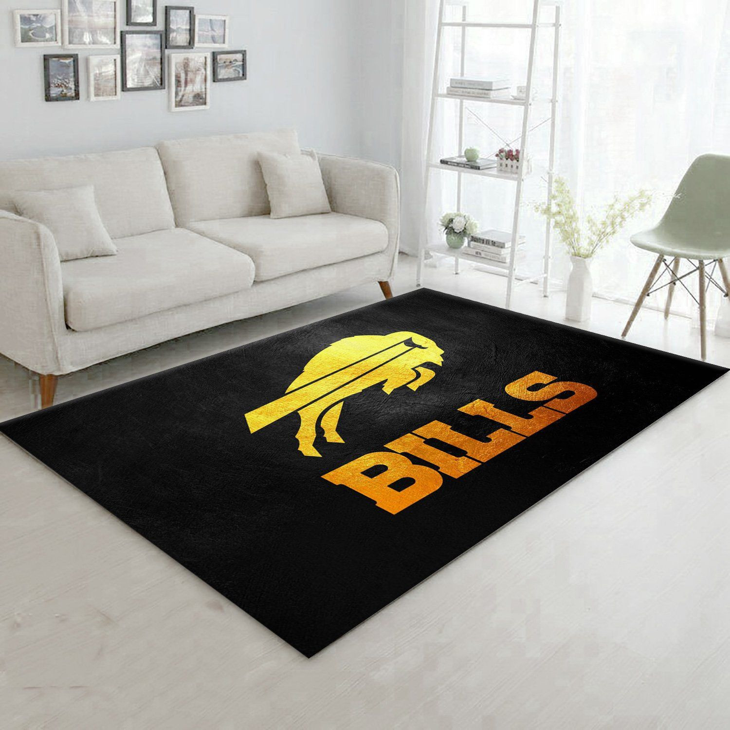 Buffalo Bills NFL Area Rug Carpet, Living Room Rug, Home US Decor - Indoor Outdoor Rugs