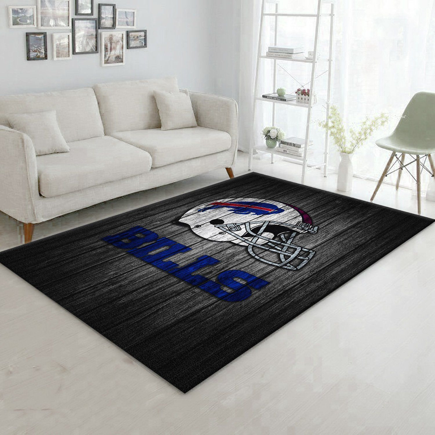 Buffalo Bills Nfl Logo Area Rug For Gift Living Room Rug Home US Decor - Indoor Outdoor Rugs