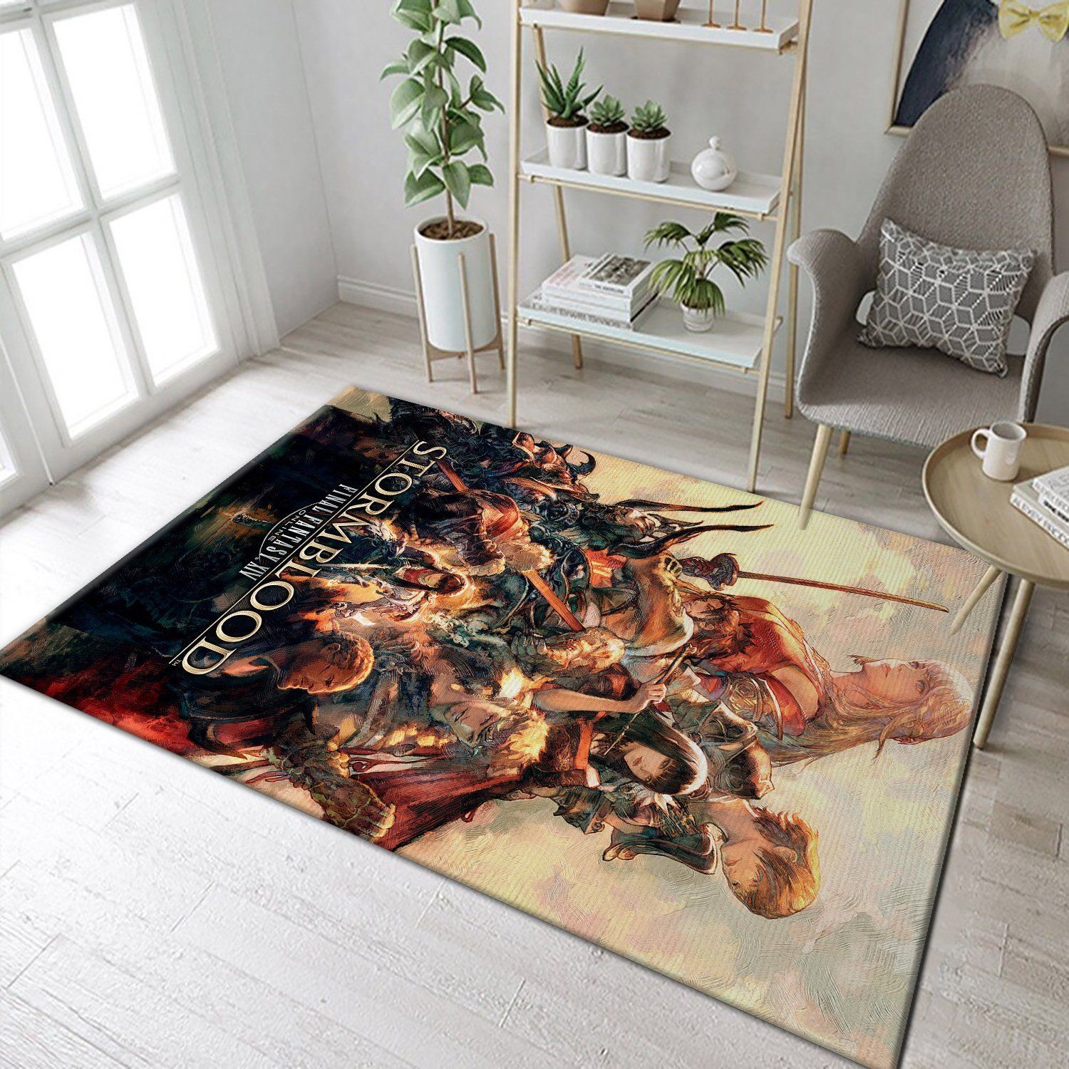 Final Fantasy VII Remake StormBlood Gaming Area Rugs Living Room Carpet FN150125 Local Brands Floor Decor The US Decor - Indoor Outdoor Rugs