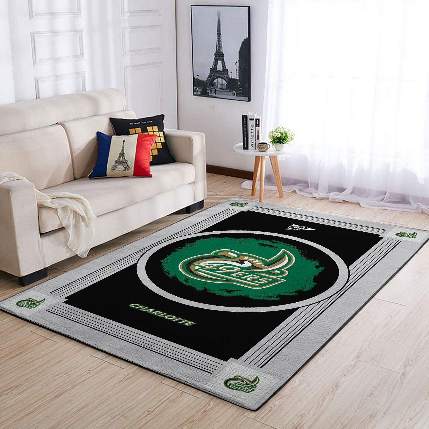 Charlotte 49ers Ncaa Team Logo Nice Gift Home Decor Rectangle Area Rug - Indoor Outdoor Rugs