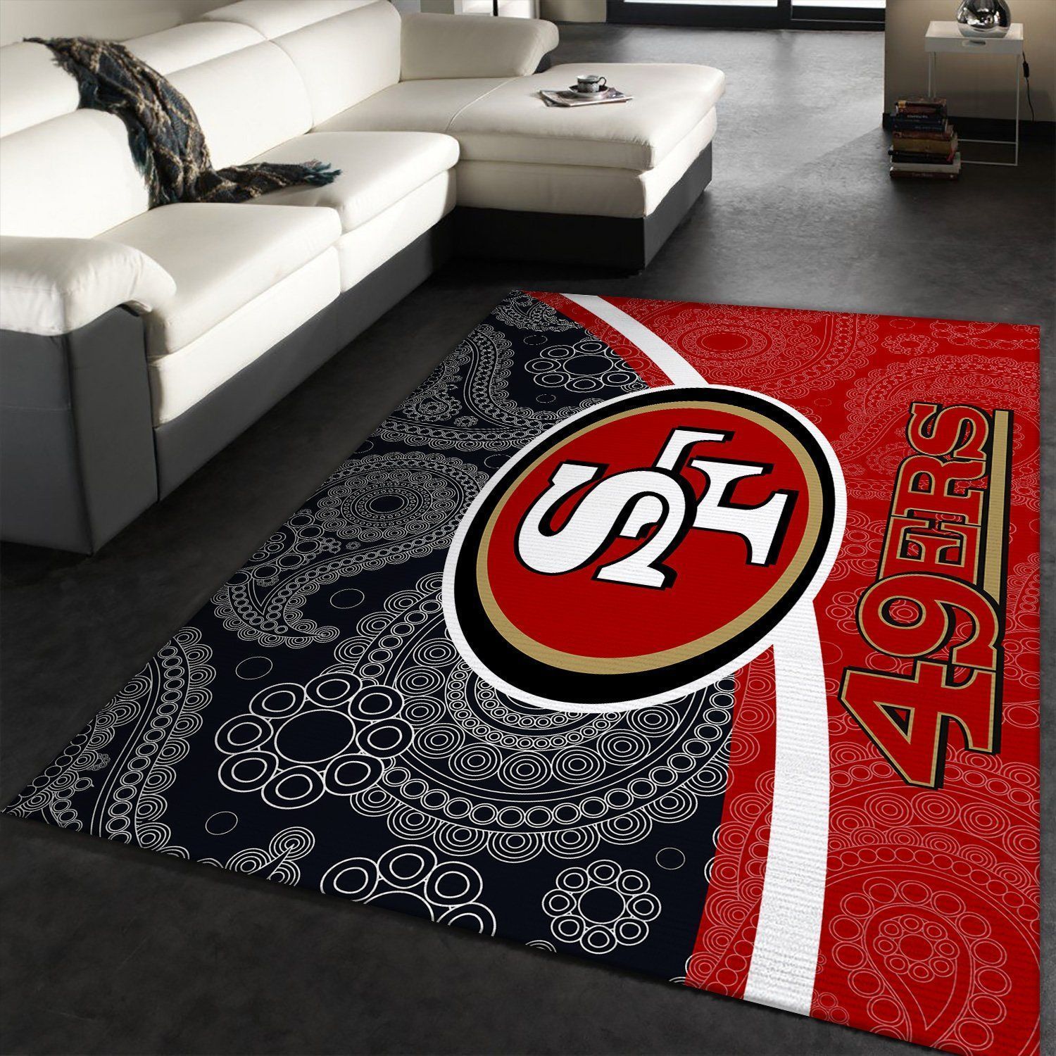 San Francisco 49ers Football Club Area Rugs Living Room Carpet FN281236 Local Brands Floor Decor The US Decor - Indoor Outdoor Rugs