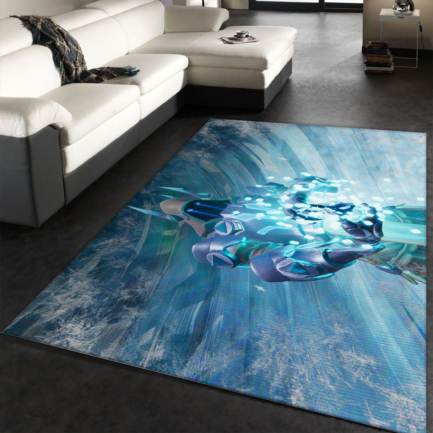 Fortnite The Ice King Gaming Area Rug Bedroom Christmas Gift US Decor - Indoor Outdoor Rugs