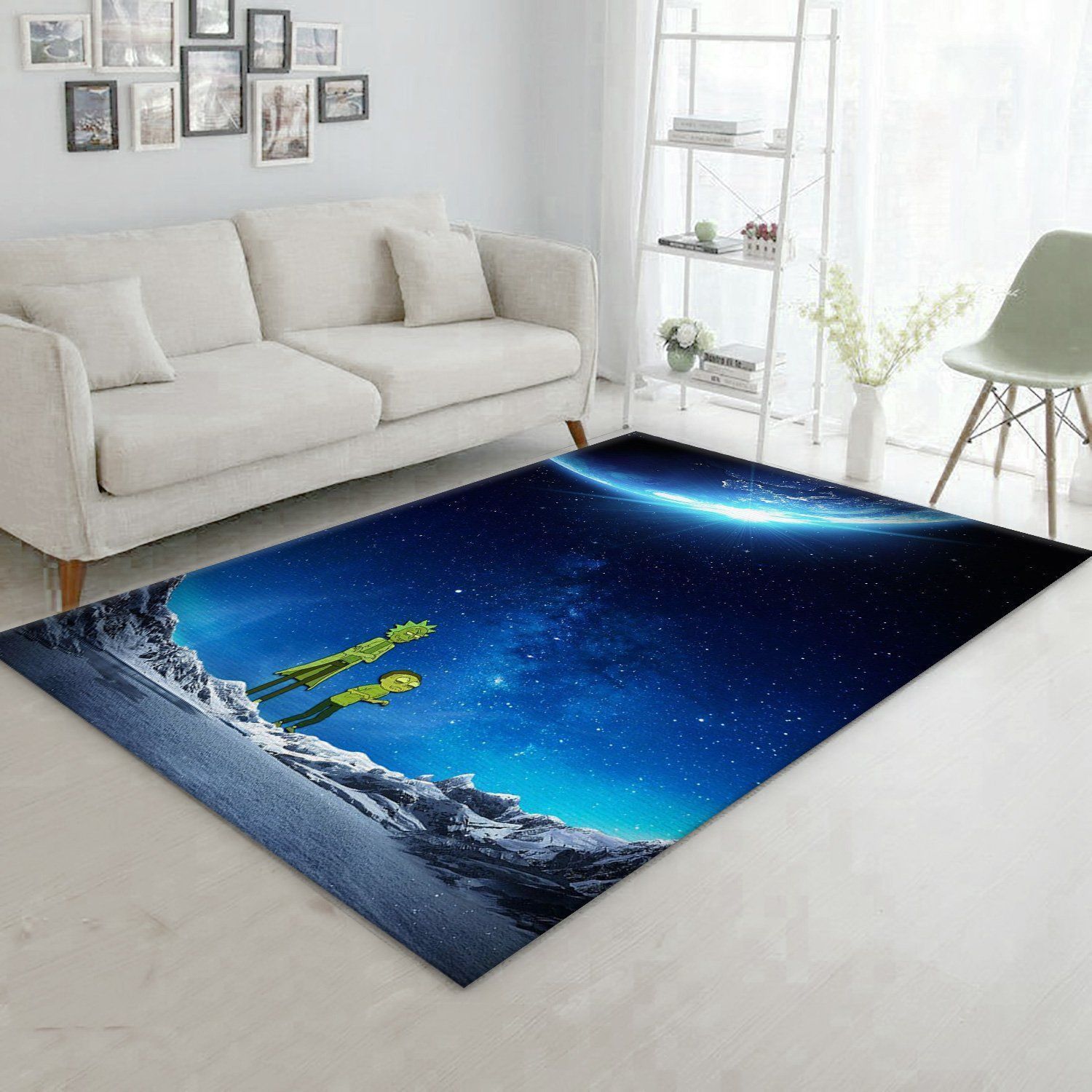 Rick And Morty Noel Gift Rug Bedroom Rug Home Decor Floor Decor - Indoor Outdoor Rugs