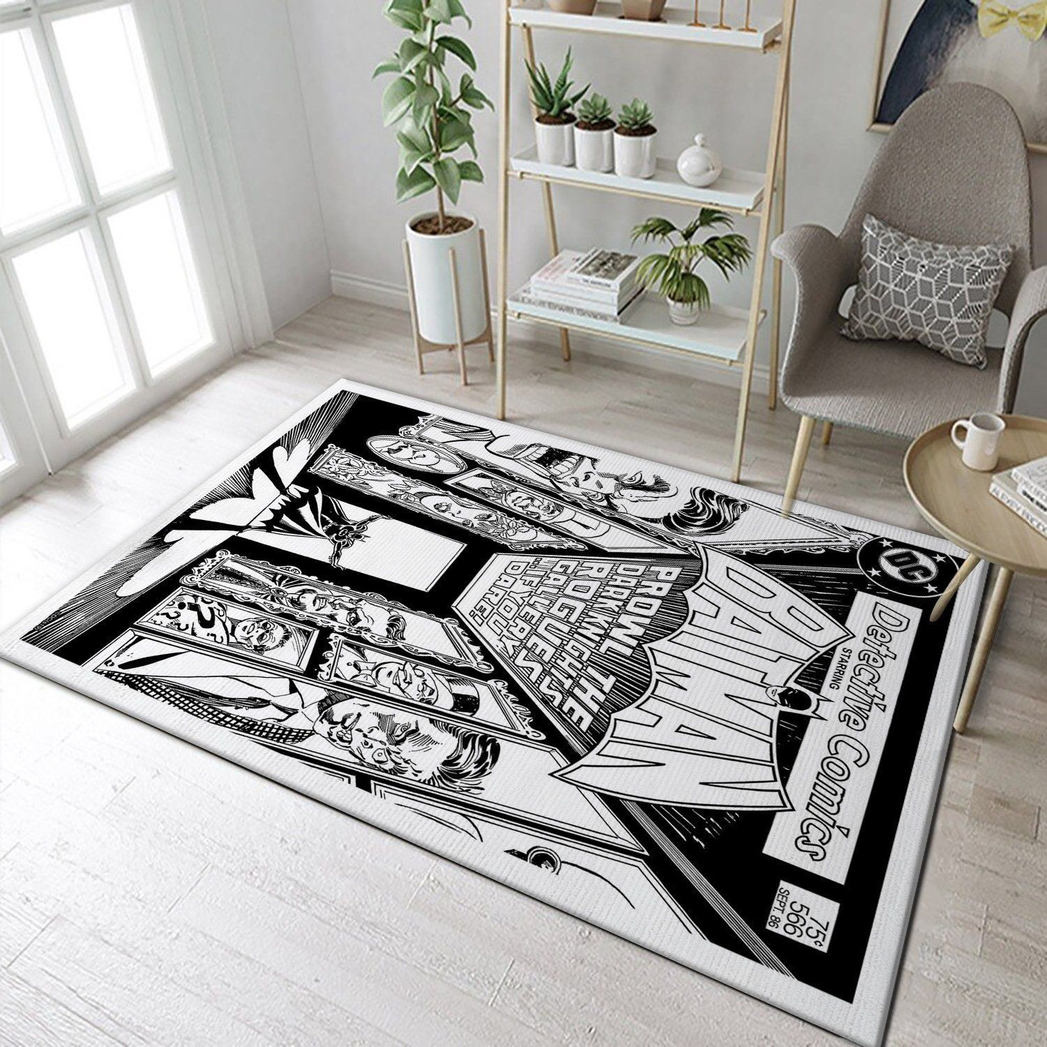 Rogue Gallery Black And White Area Rug Carpet, Gift for fans, Family Gift US Decor - Indoor Outdoor Rugs