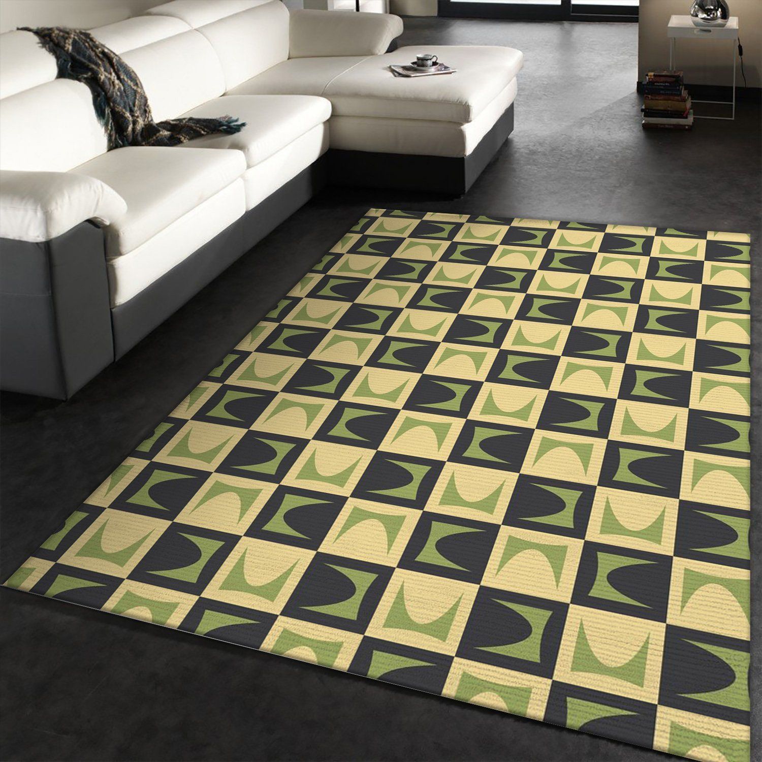 Midcentury Pattern 30 Area Rug Carpet, Living room and bedroom Rug, Home Decor Floor Decor - Indoor Outdoor Rugs