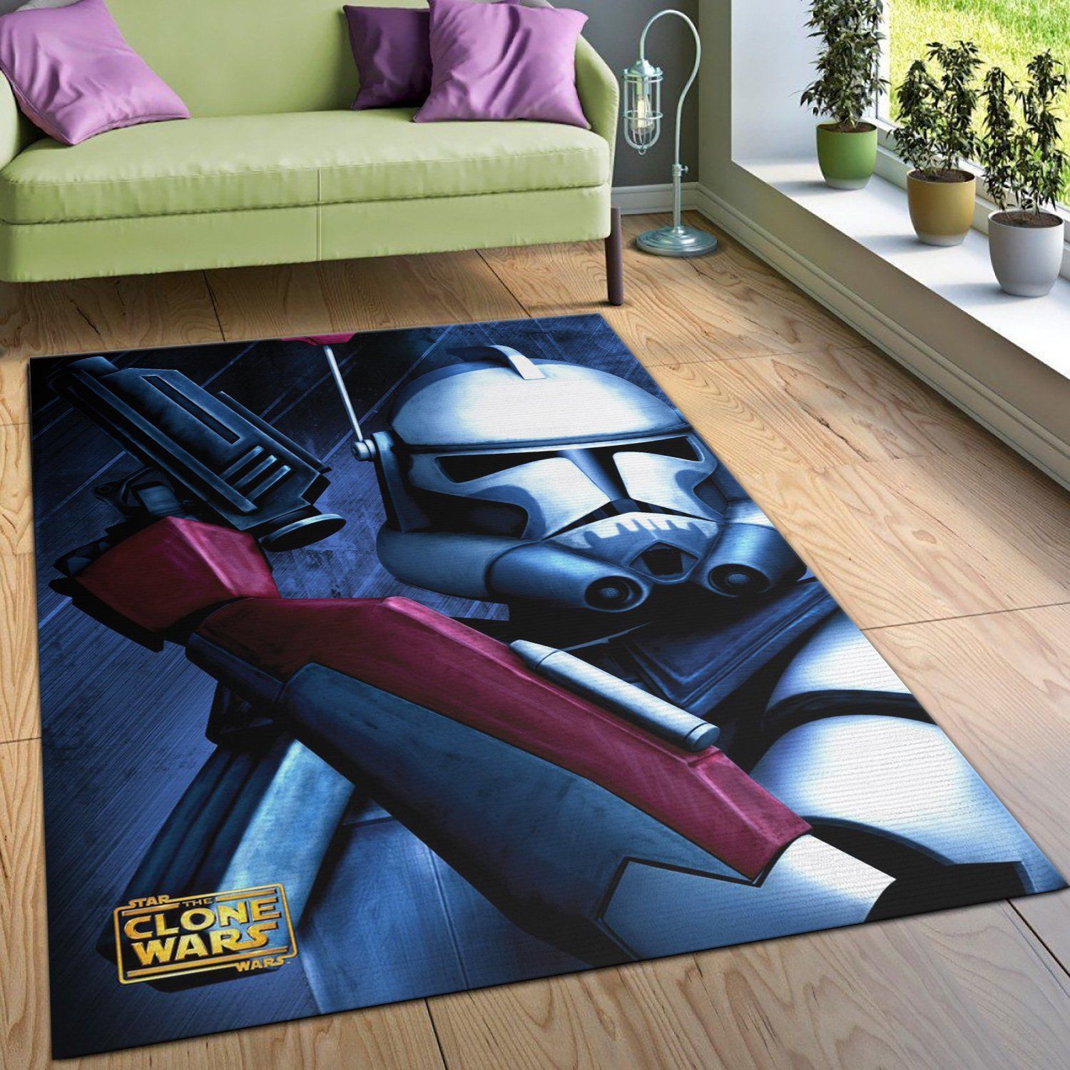 Clonetrooper Star War Character Rug, Bedroom Rug, Home US Decor - Indoor Outdoor Rugs