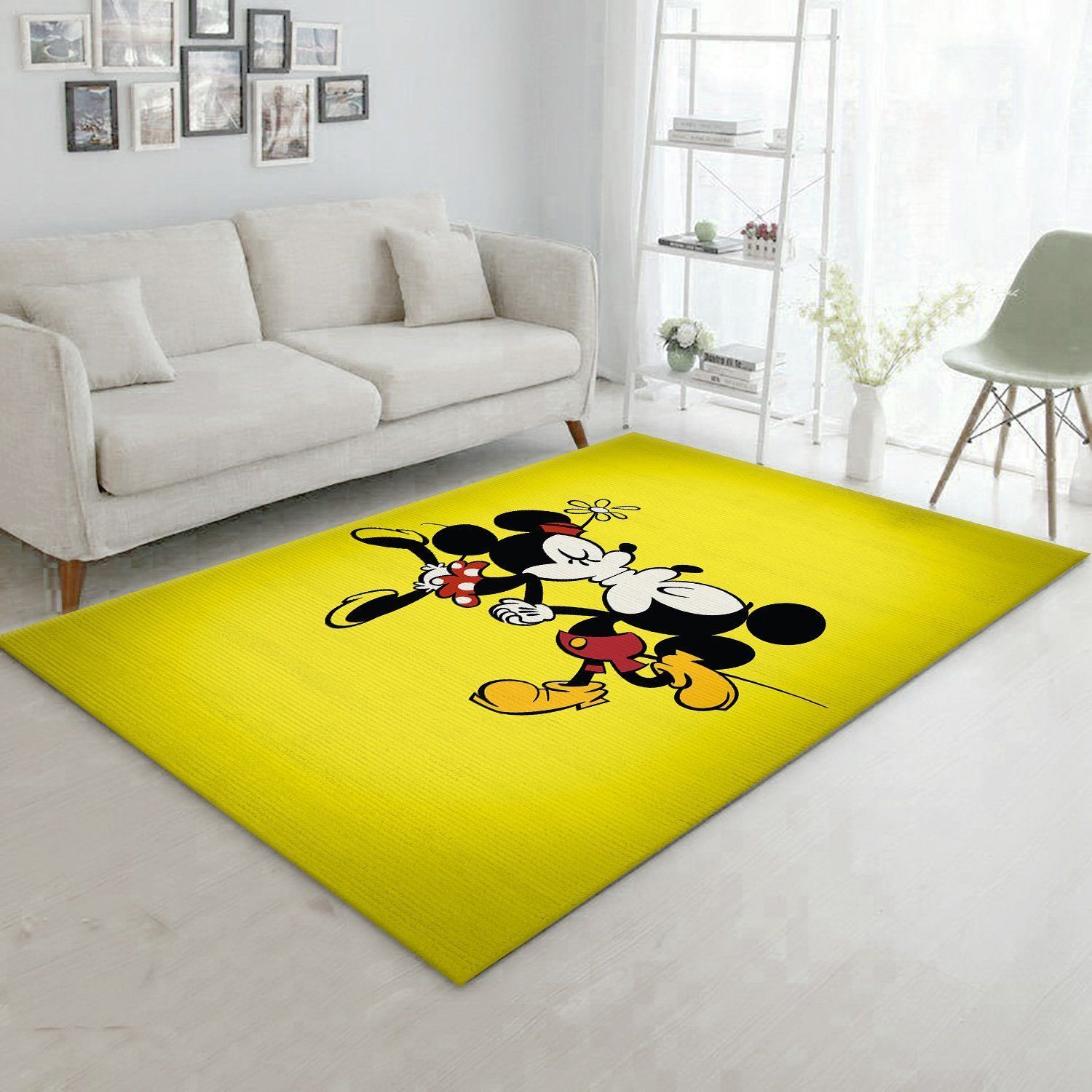 Mickey Mouse Area Rug Christmas Gift Disney Carpet B0609189 Floor Decor The US Decor - Indoor Outdoor Rugs