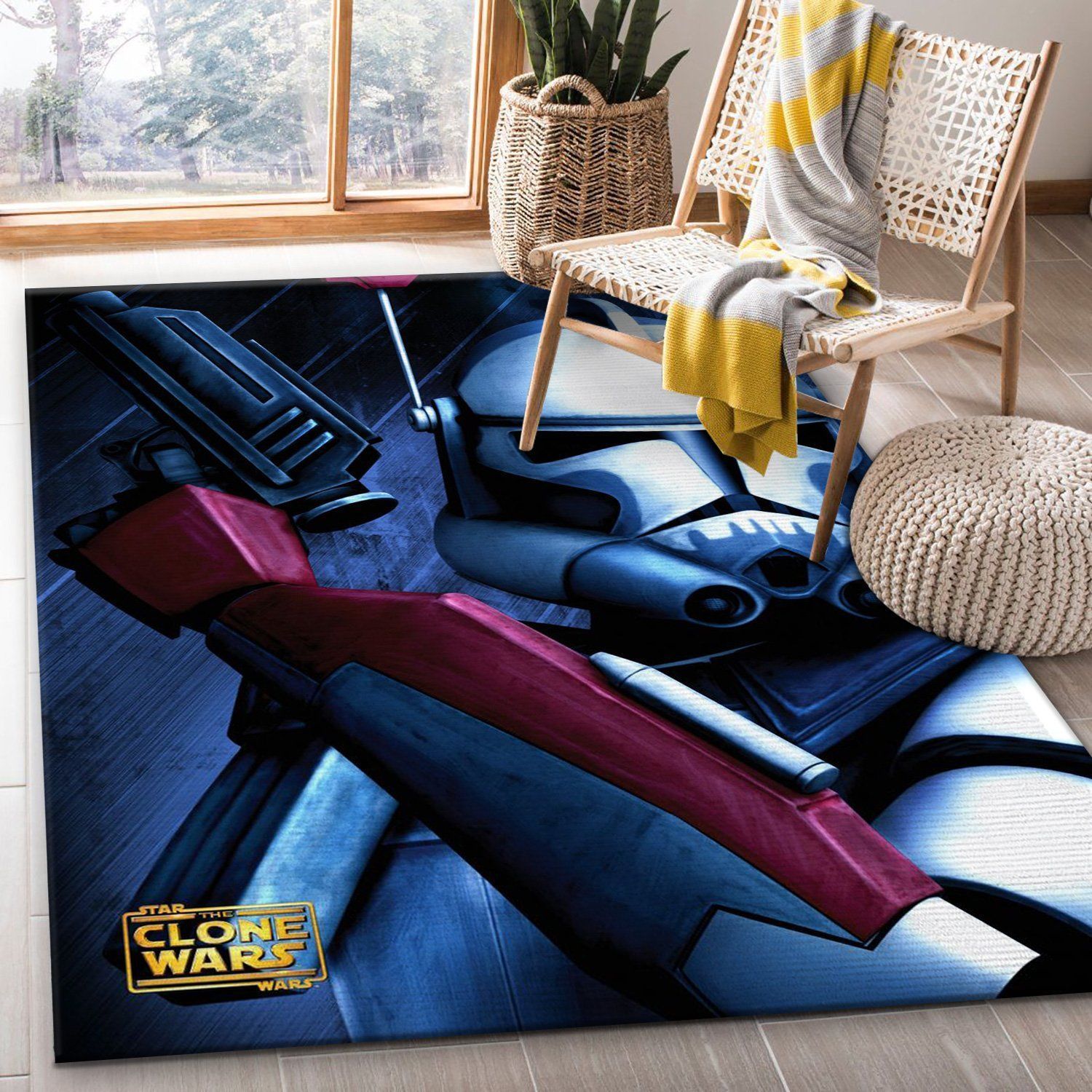 Clonetrooper Star War Character Rug, Bedroom Rug, Home US Decor - Indoor Outdoor Rugs